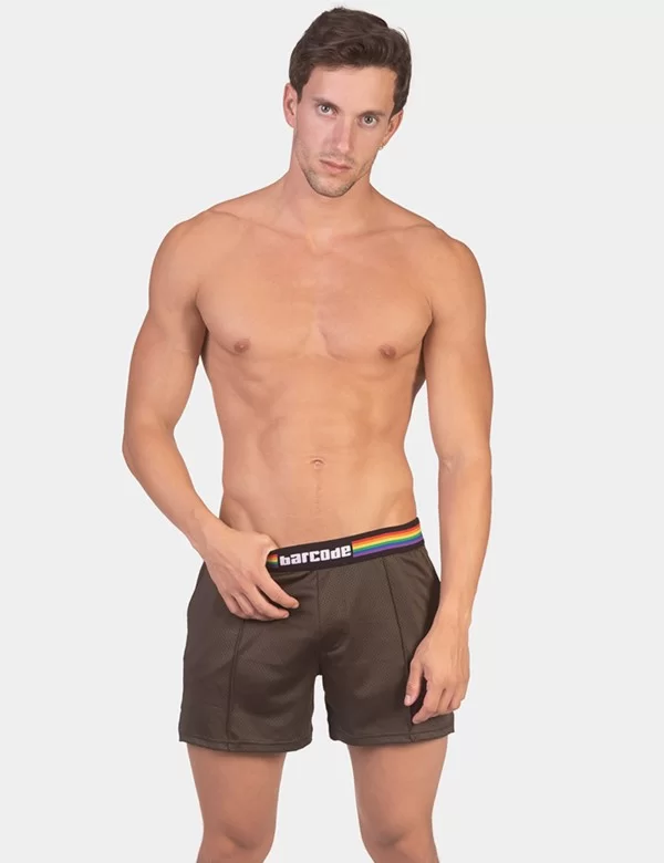 Barcode Pride Short - Olive