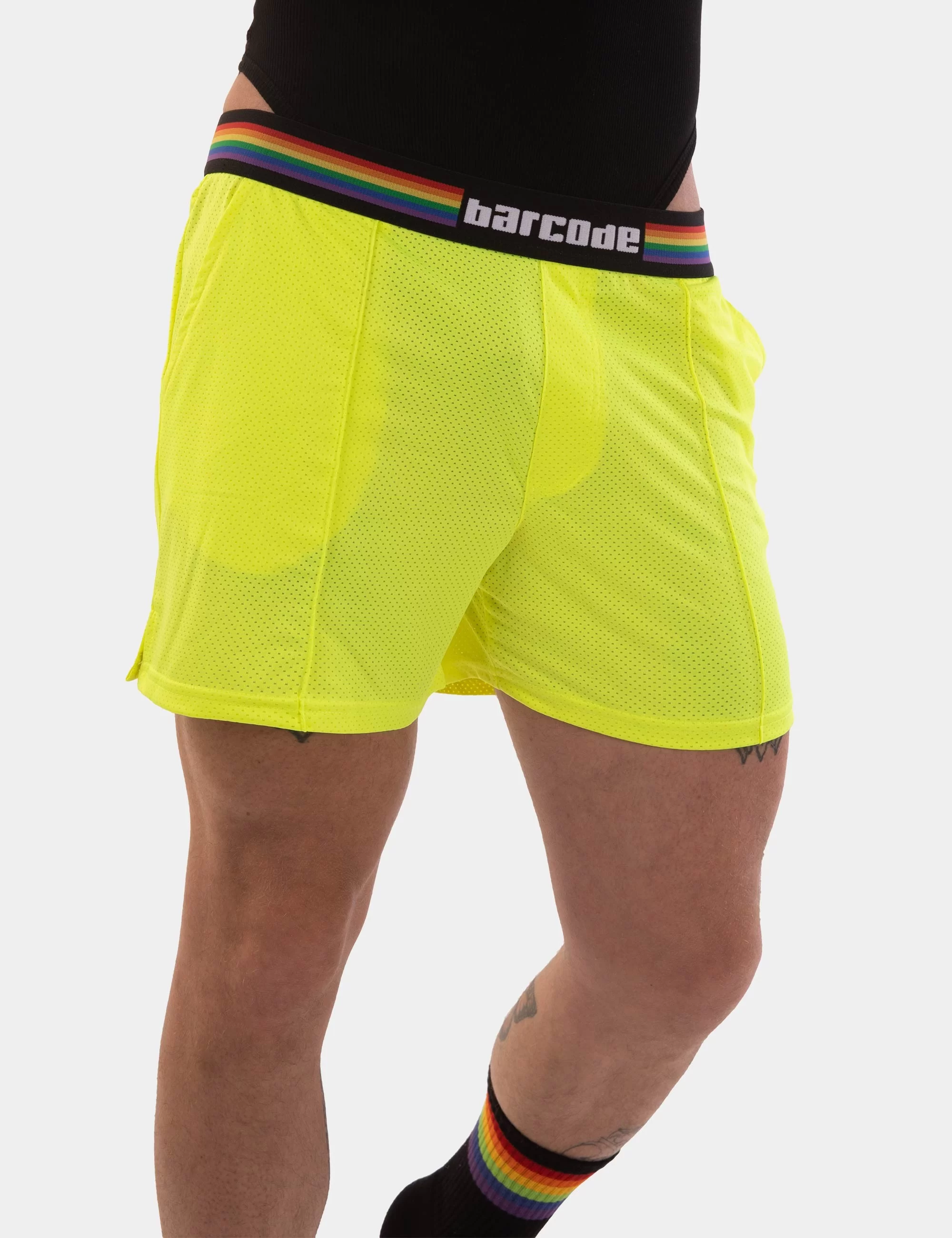 Barcode Pride Short - Neongreen