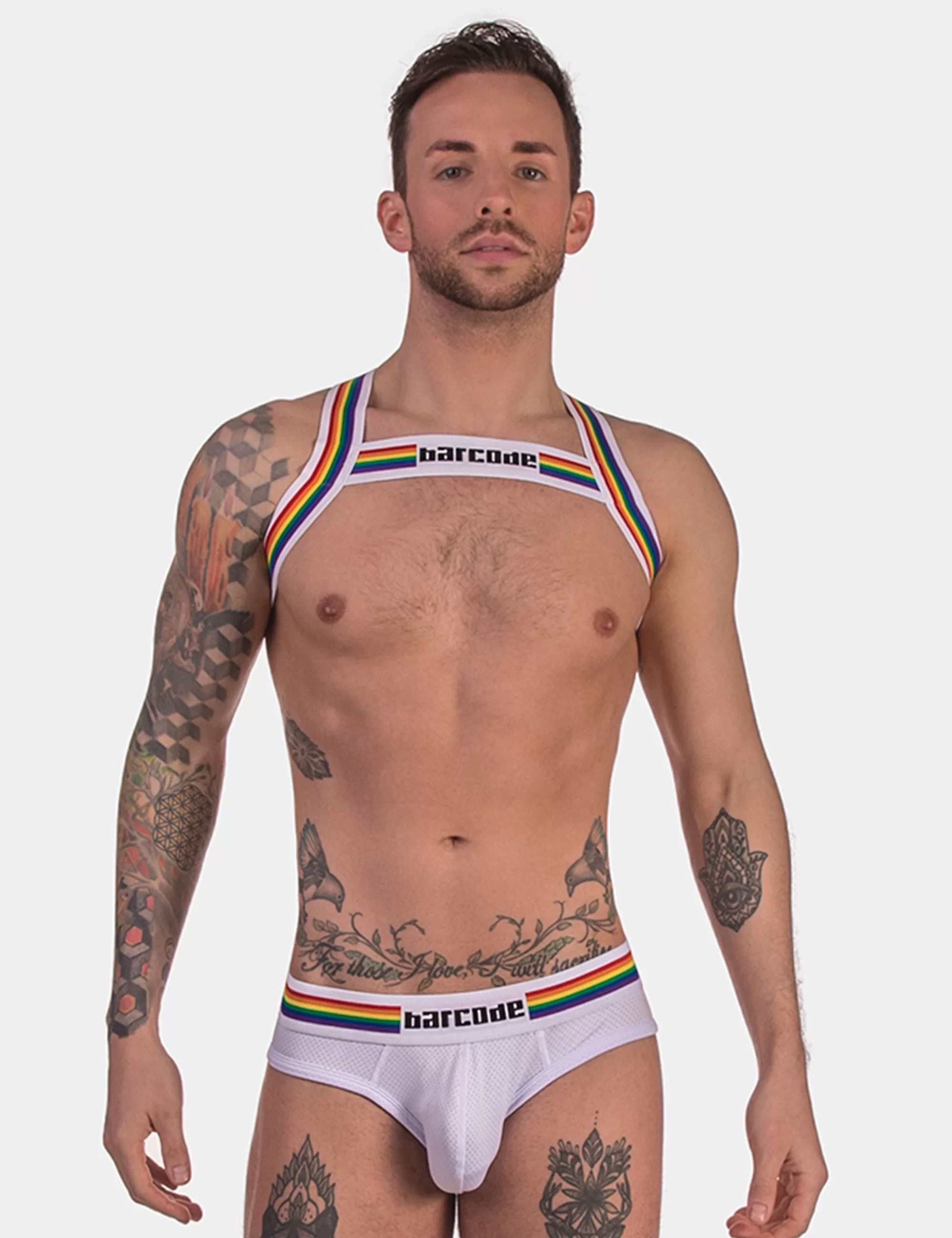 Harness Barcode Pride - White