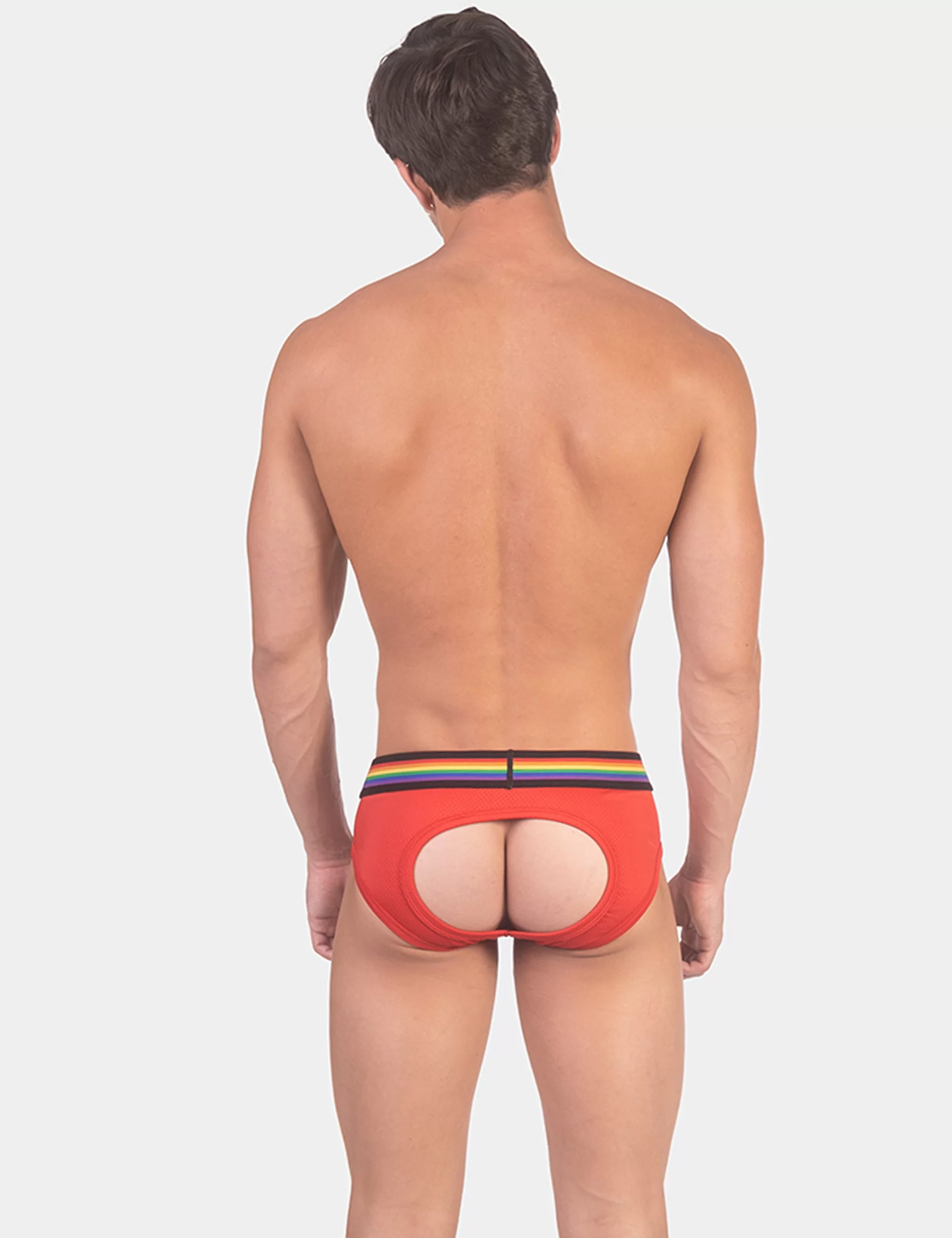 Backless Brief Pride - Red
