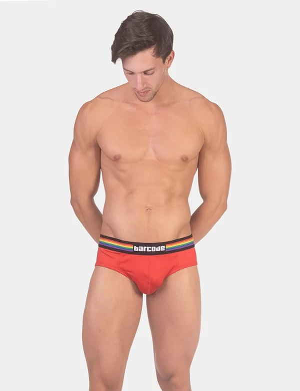 Backless Brief Pride - Red