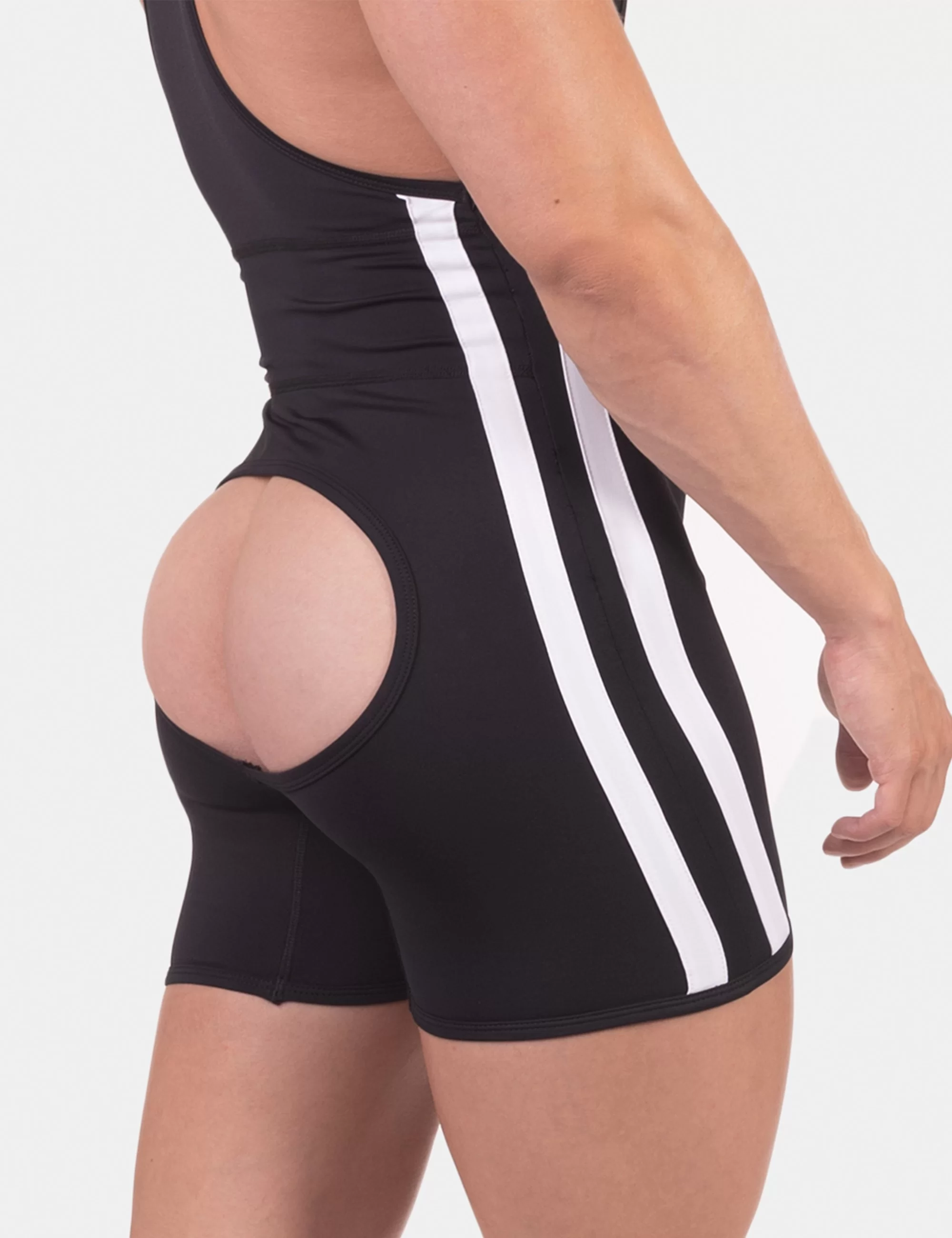 Backless Singlet Dastin - Black-White