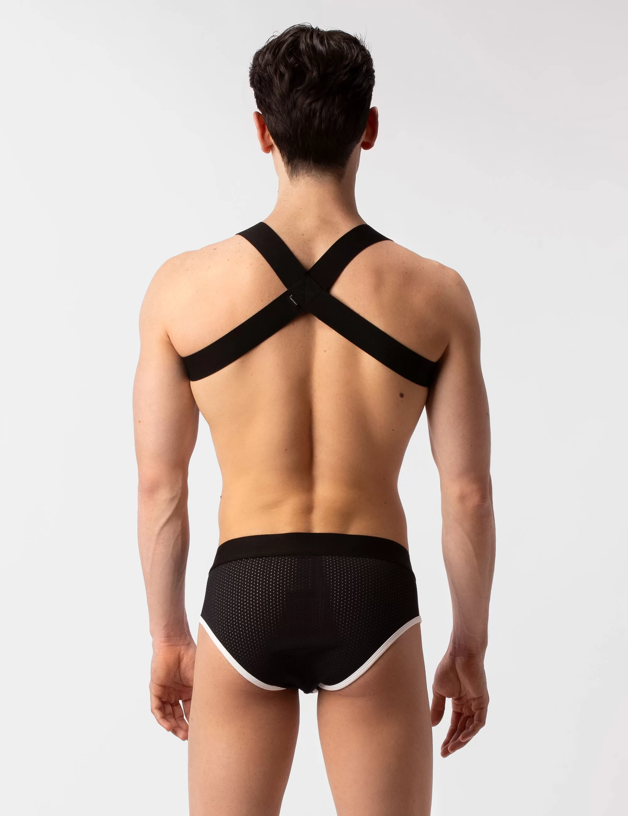 Mesh Brief Sicile - Black-White