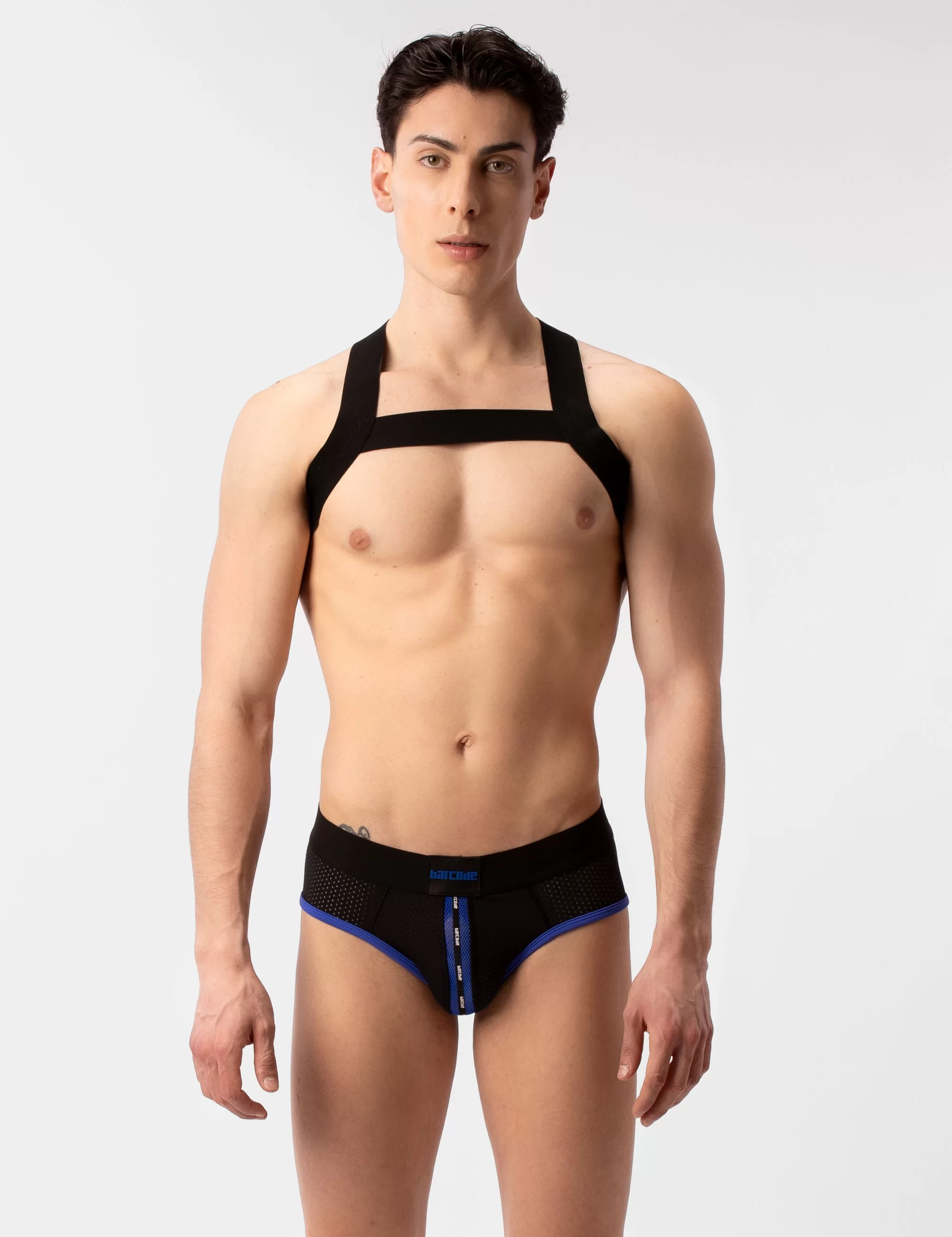 Mesh Brief Sicile - Black-Blue