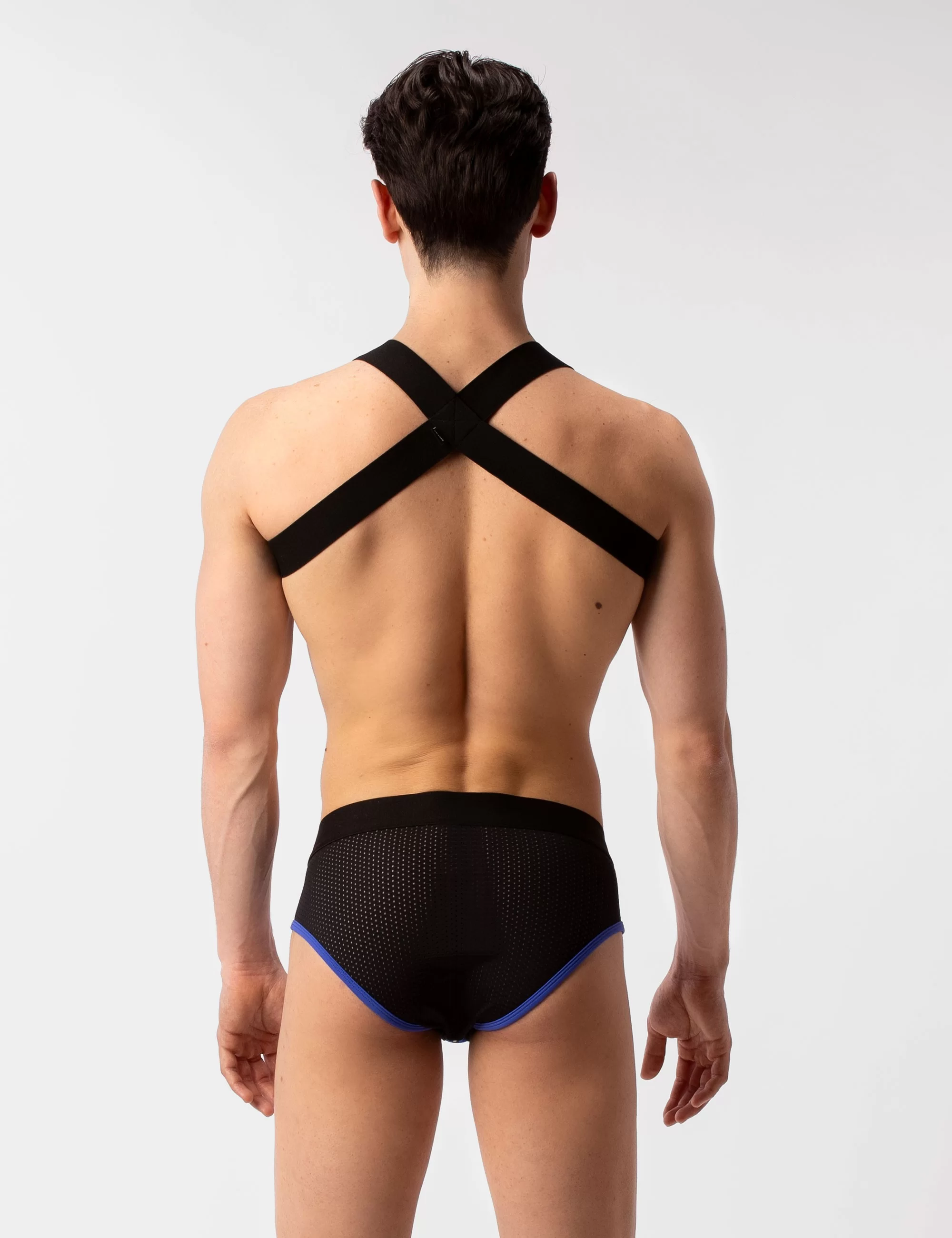 Mesh Brief Sicile - Black-Blue