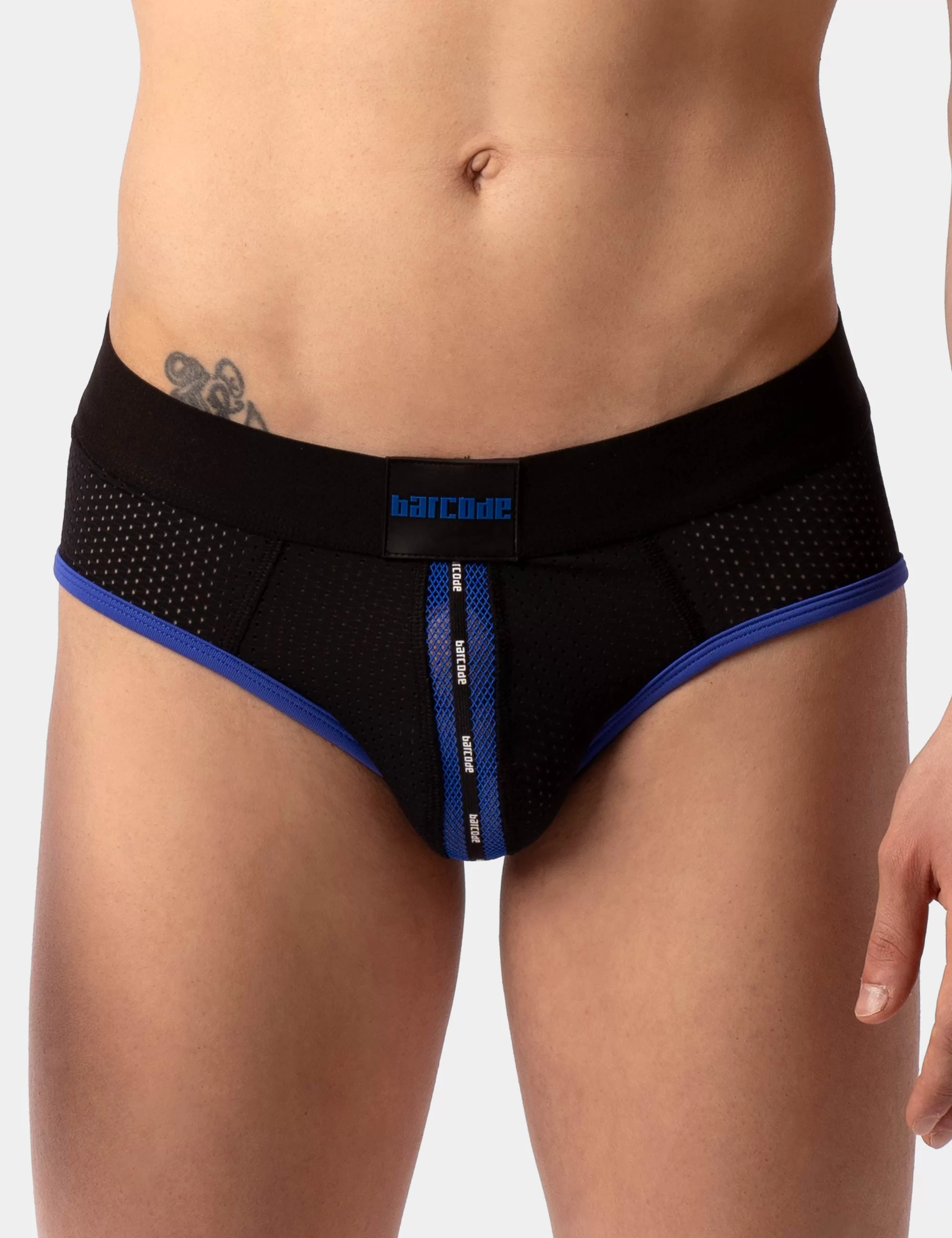 Mesh Brief Sicile - Black-Blue