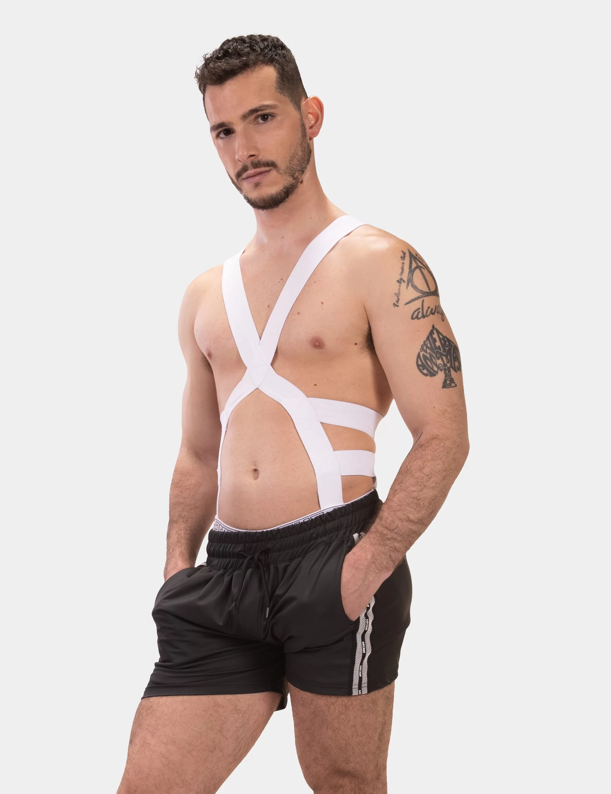 Fetish Short Zulu - Black-White