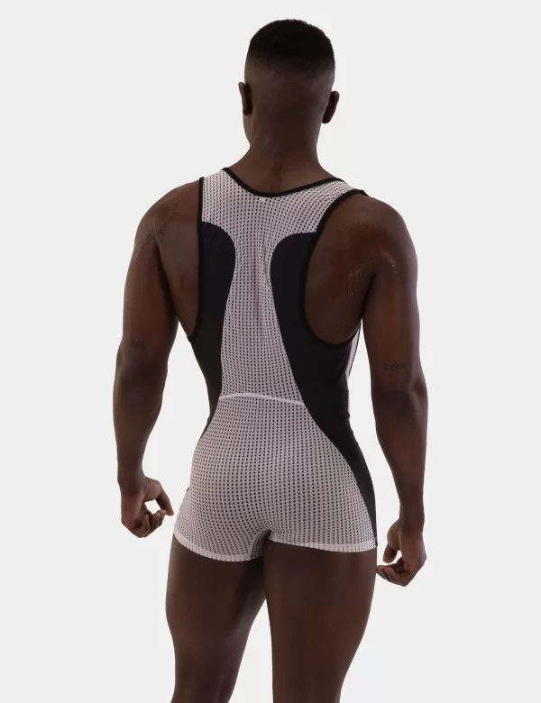 Singlet Sanke - White-Black