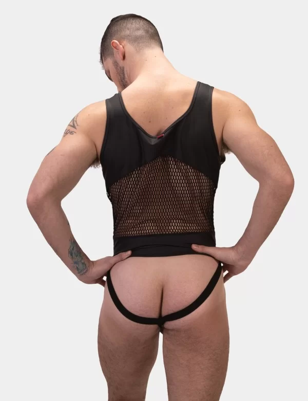 Mesh Lace Bodysuit Notin - Black