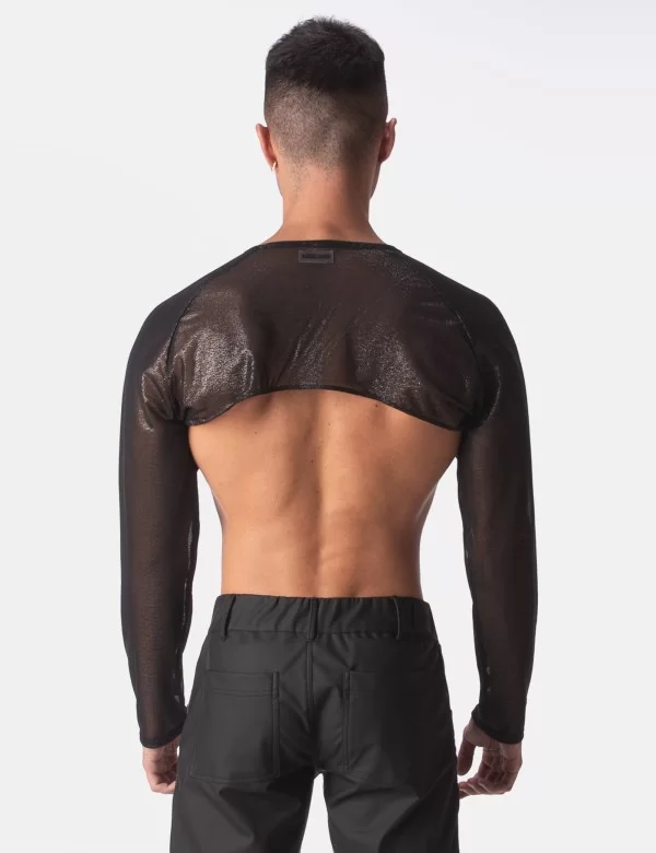 Mesh Crop Top Chaka - Black