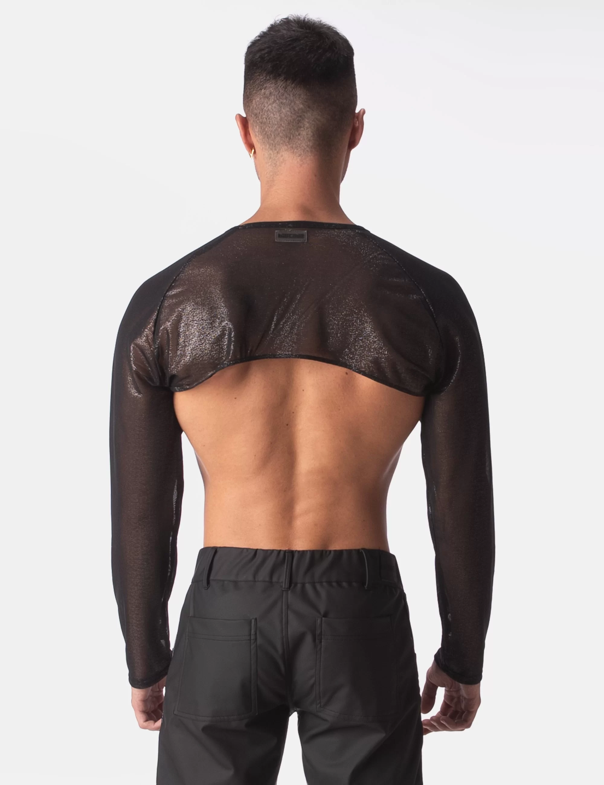 Mesh Crop Top Chaka - Black