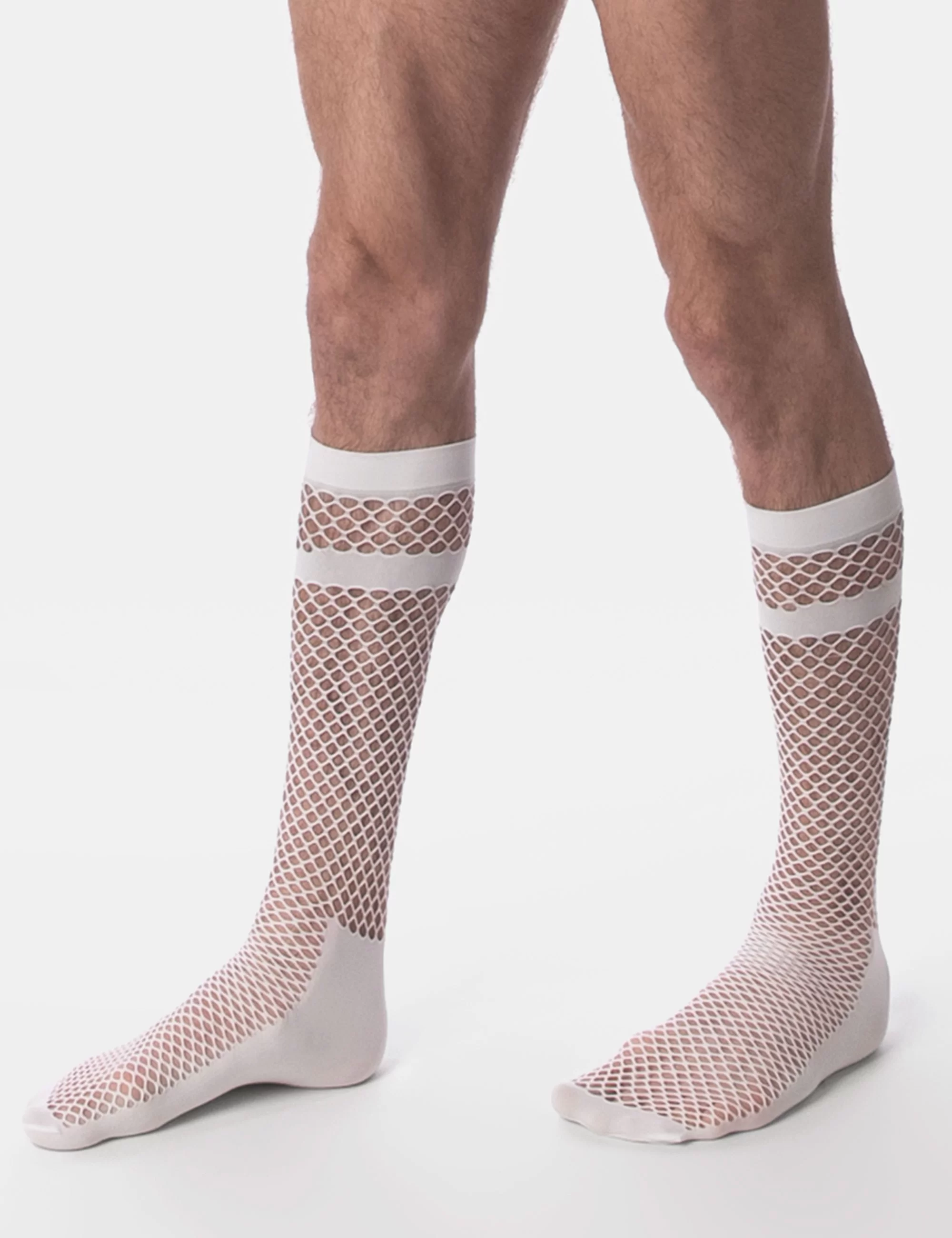 Fishnet Socks Cala - White