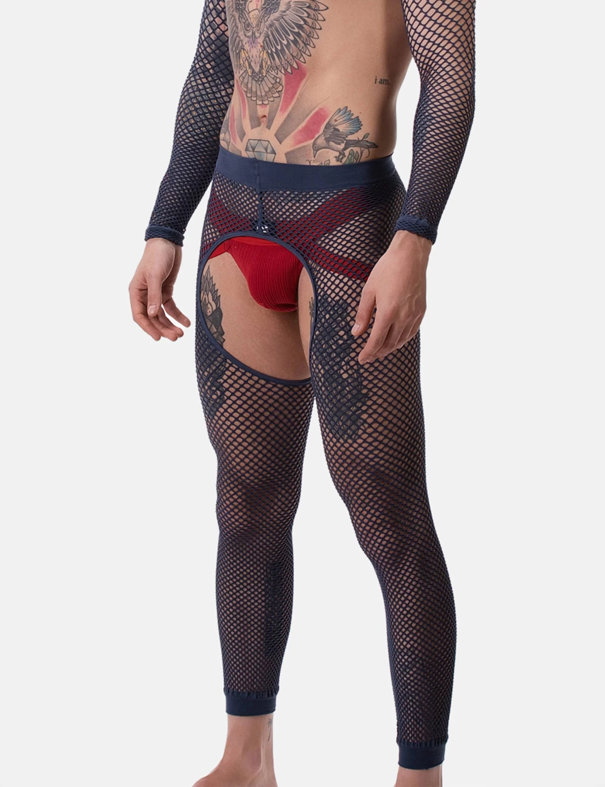 Fishnet Leggings Cacci - Navy