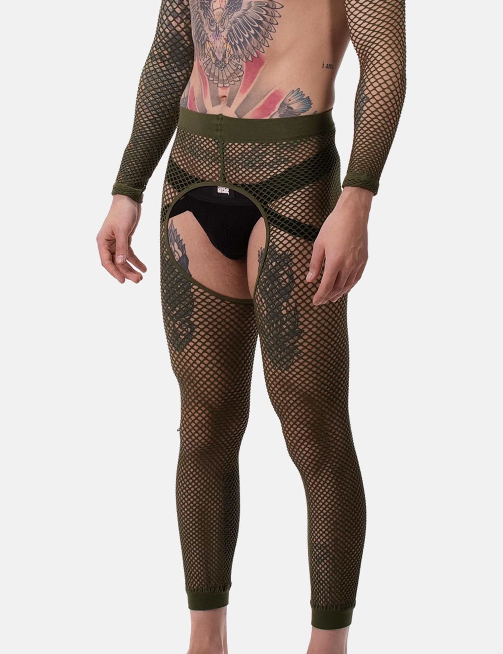 Fishnet Leggings Cacci - Army