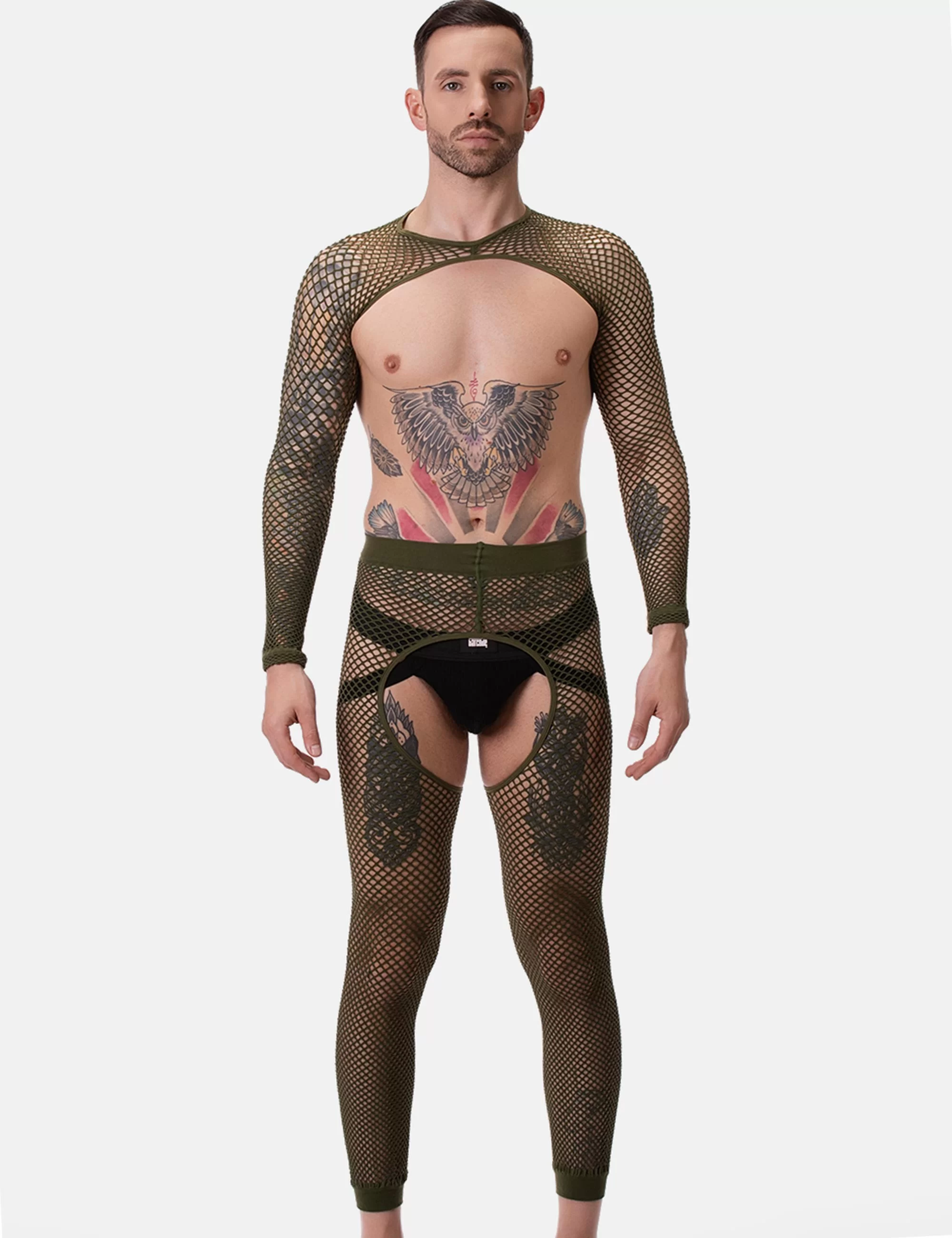 Fishnet Leggings Cacci - Army