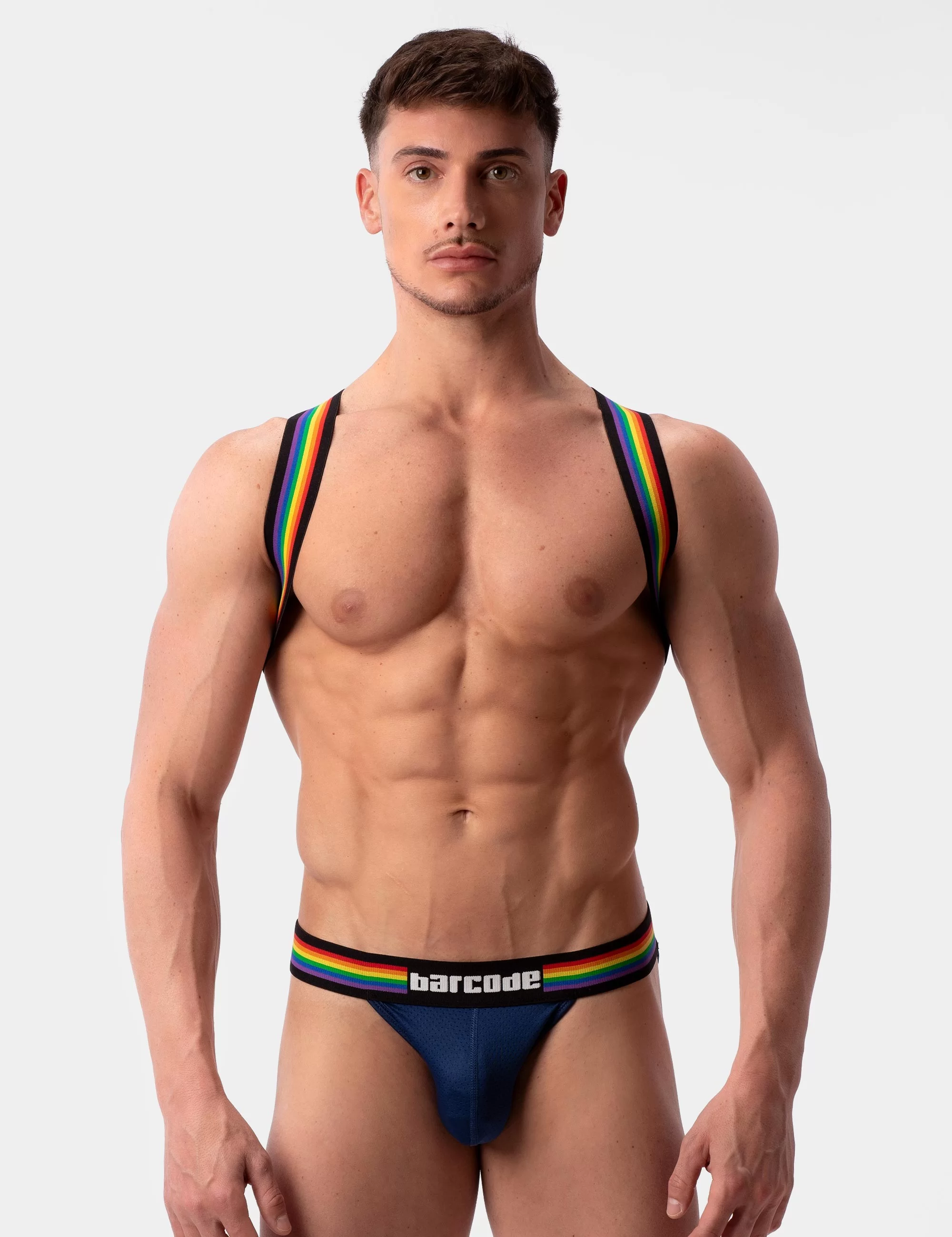 Barcode Pride Half Brief - Navy