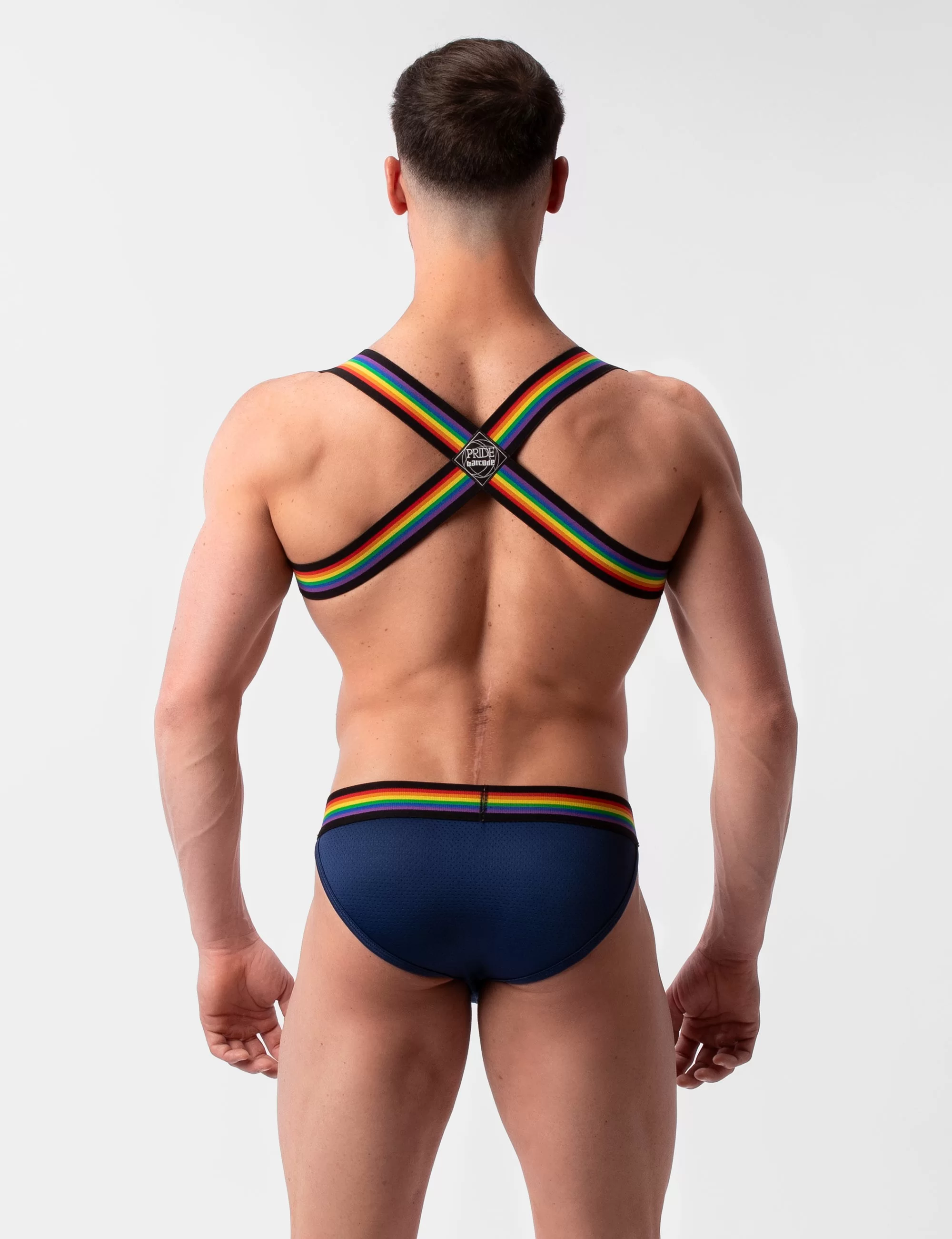 Barcode Pride Half Brief - Navy