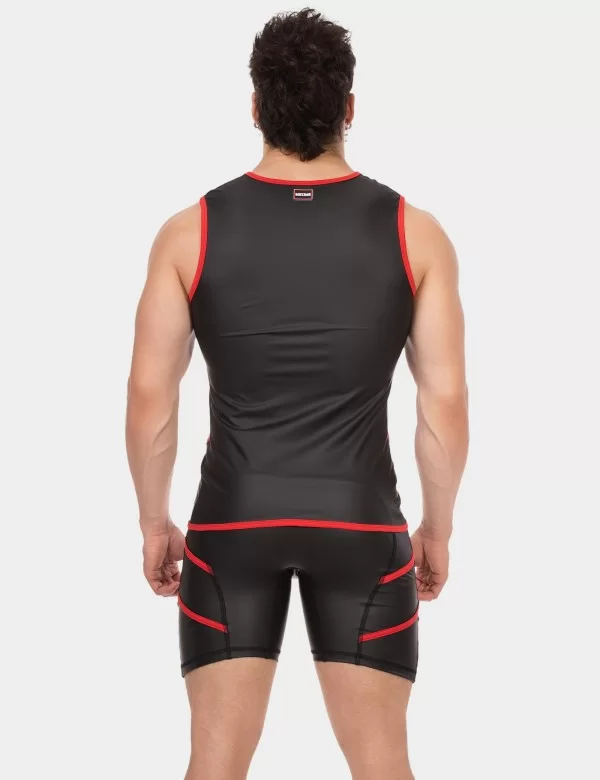 Vest Robin - Black-Red