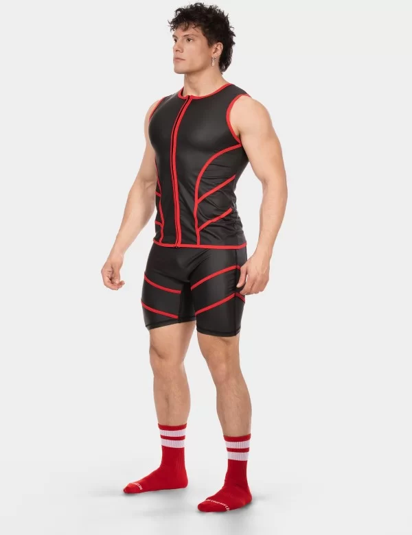Vest Robin - Black-Red