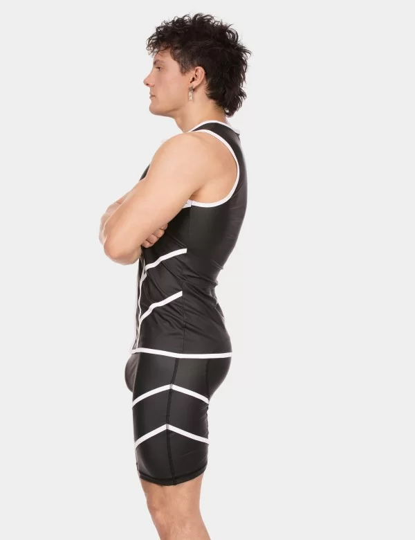 Vest Robin - Black-White