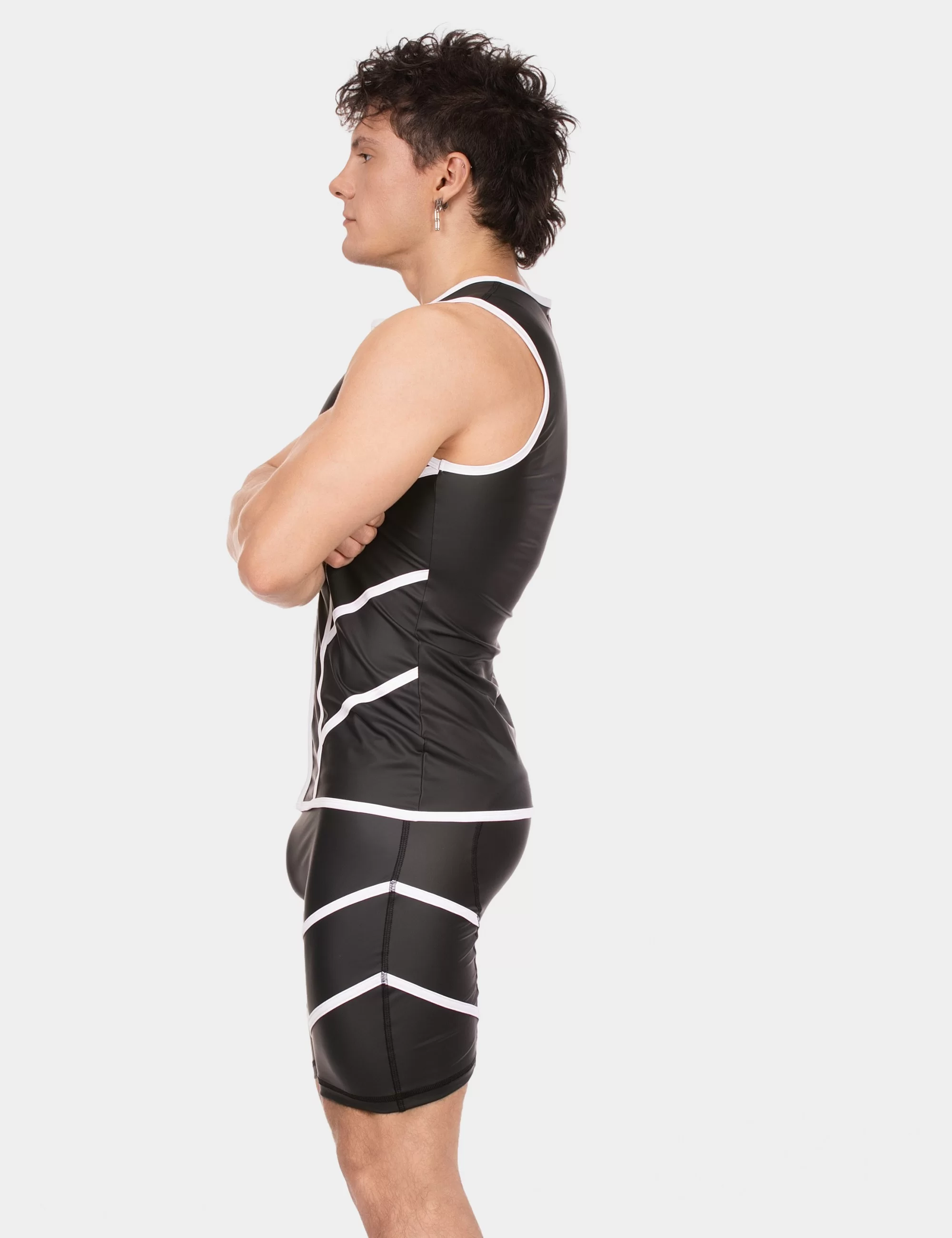 Vest Robin - Black-White
