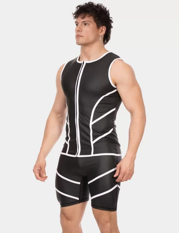 Vest Robin - Black-White