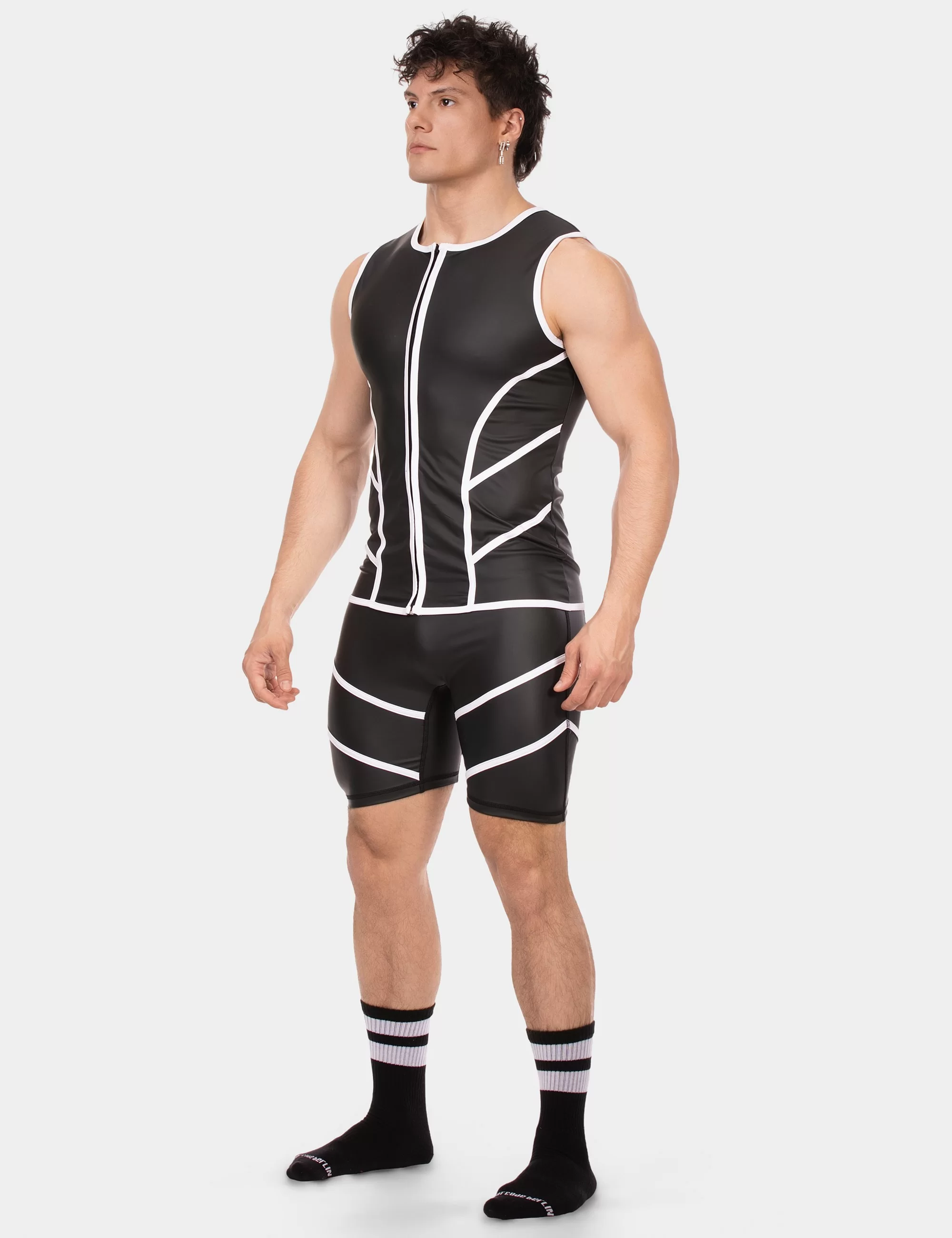 Vest Robin - Black-White