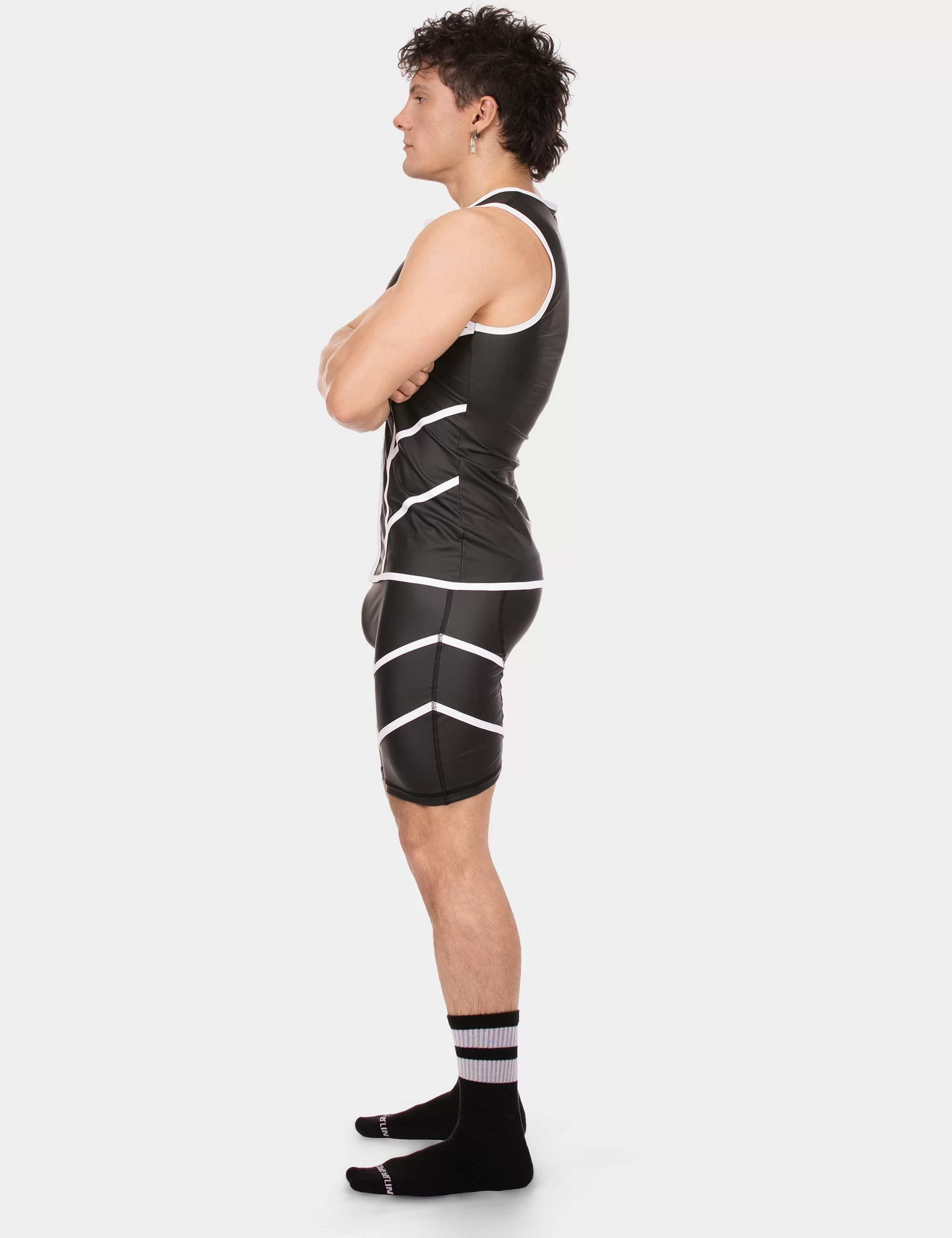 Vest Robin - Black-White
