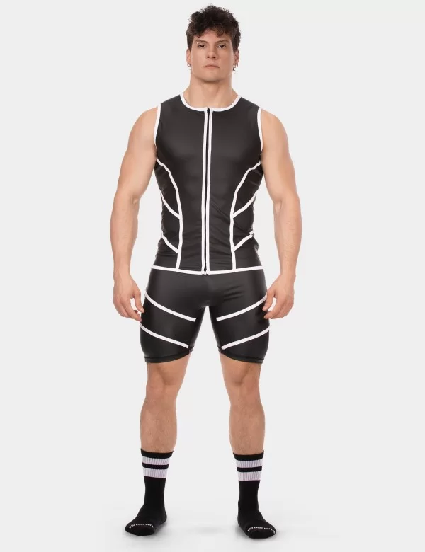 Vest Robin - Black-White