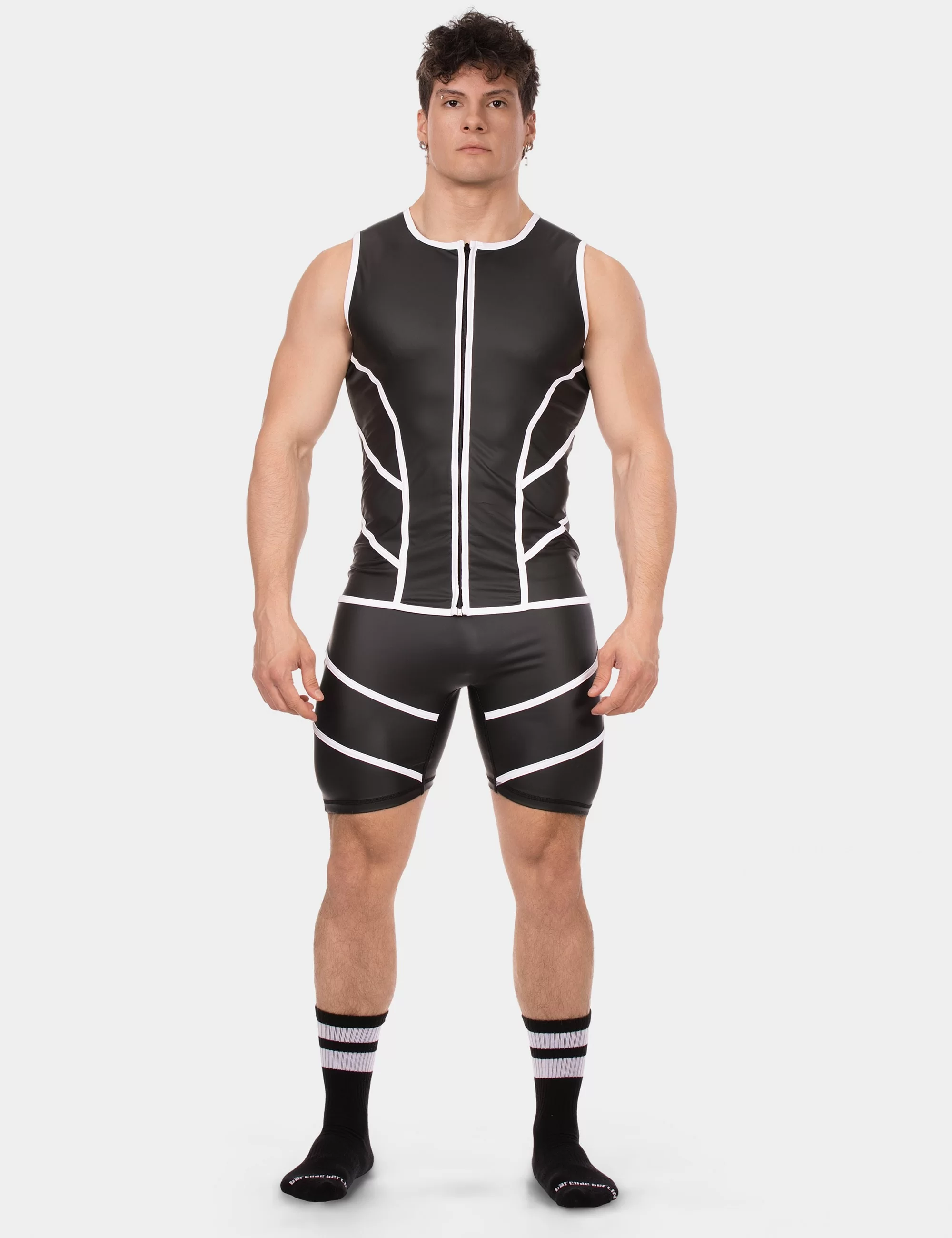 Vest Robin - Black-White