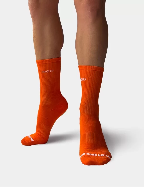 Barcode Proud Gym Socks - Orange