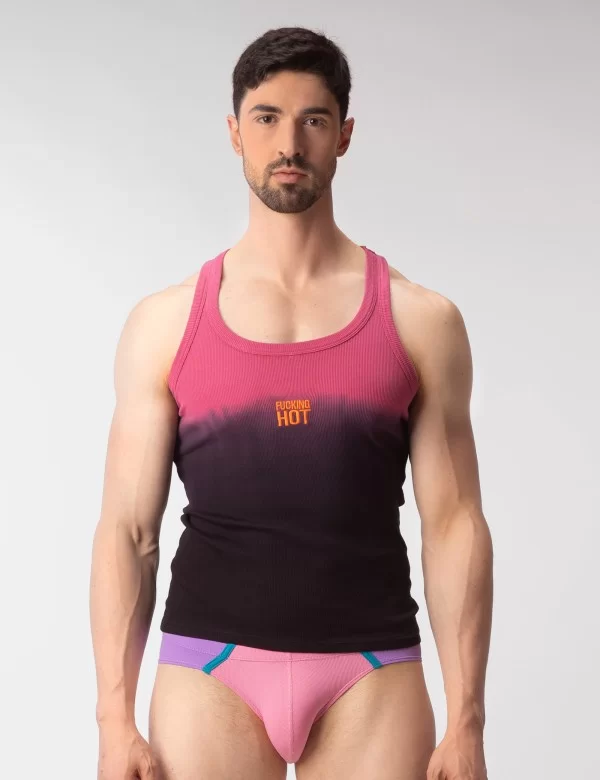 Tank Top Degrade Fucking Hot - Pink-Black