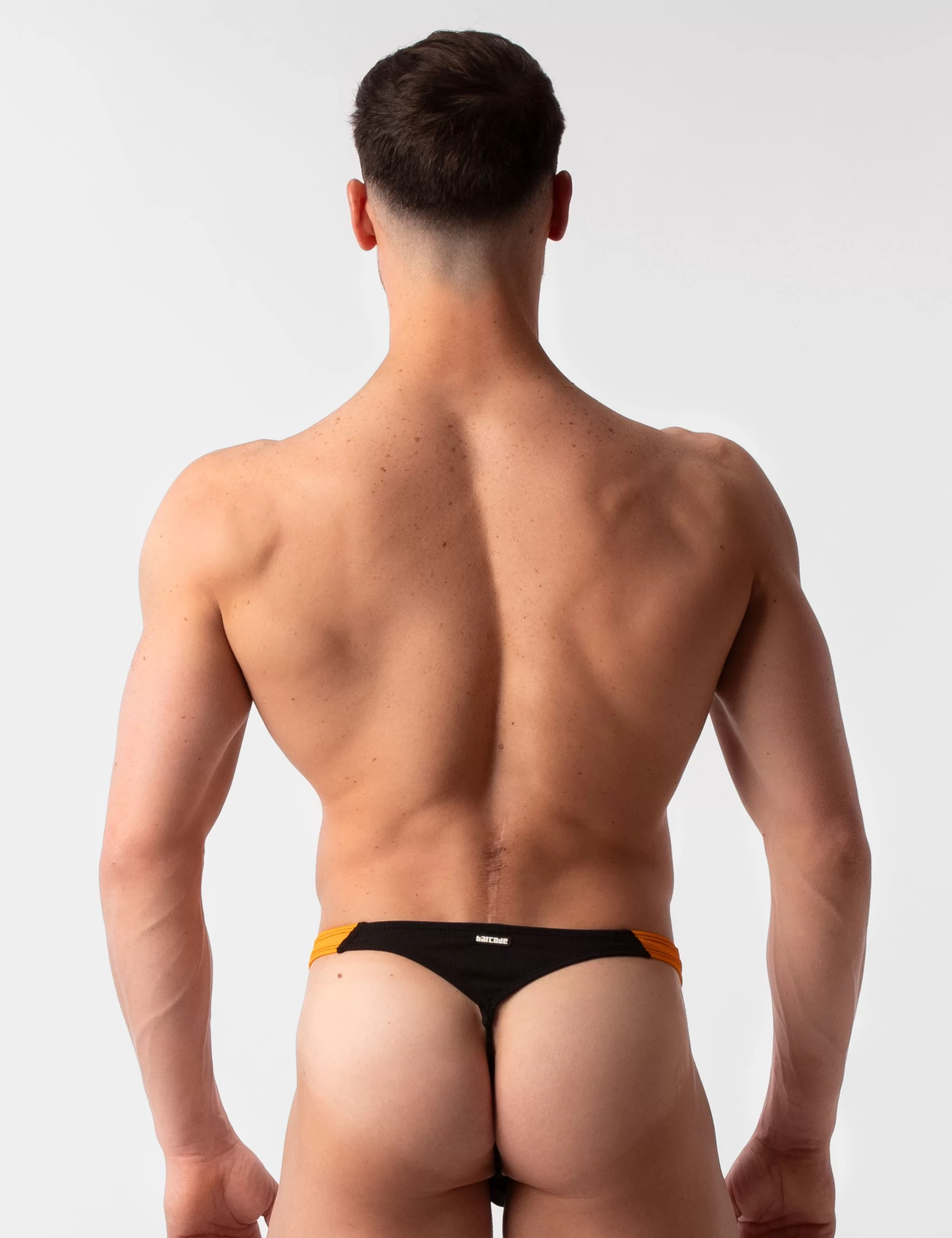 Swim Thong Uril - Black-Orange-Blue