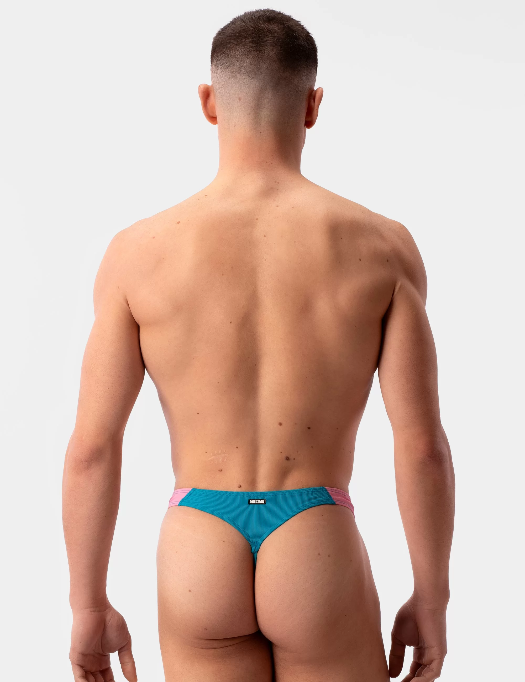 Swim Thong Uril - Blue-Rose-Orange