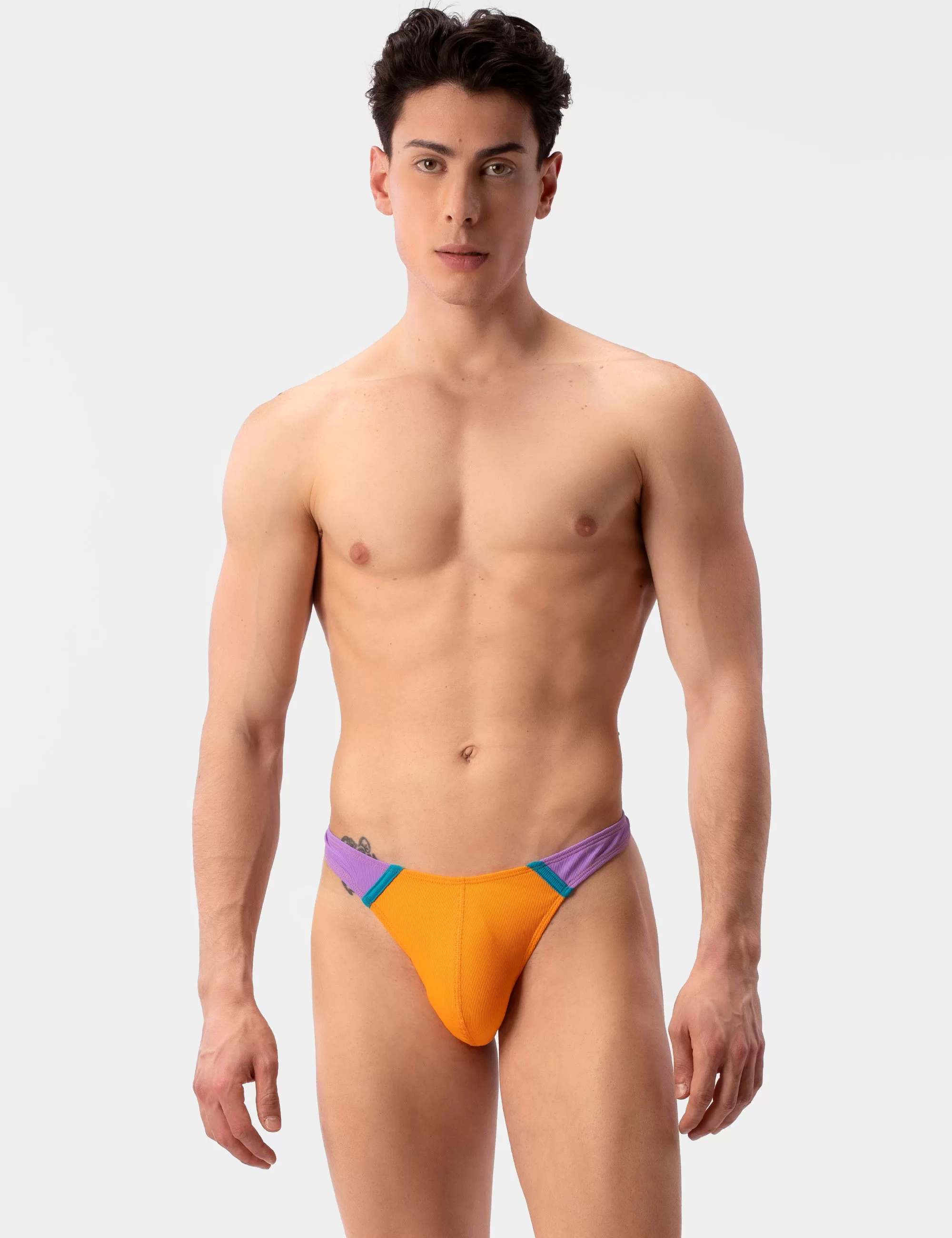 Swim Thong Uril - Orange-Lila-Blue