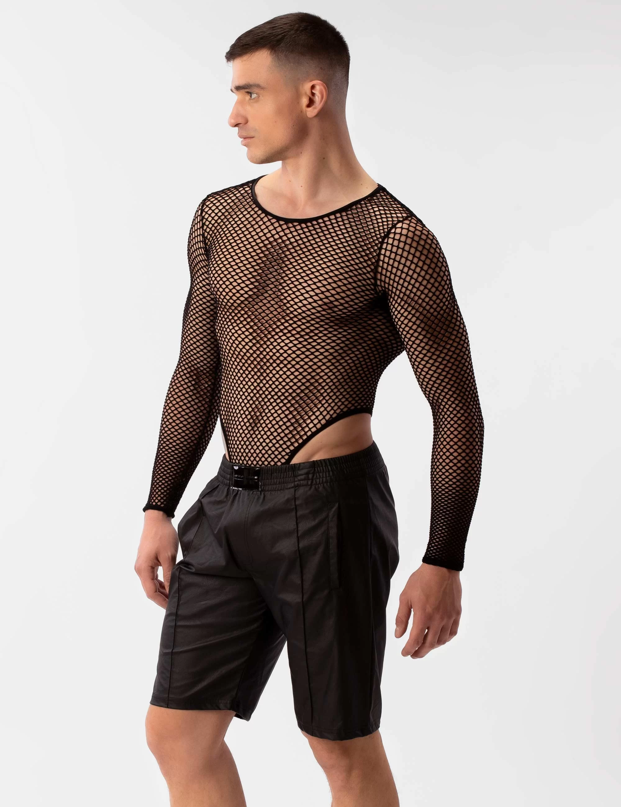 Leather Short Polikor - Black