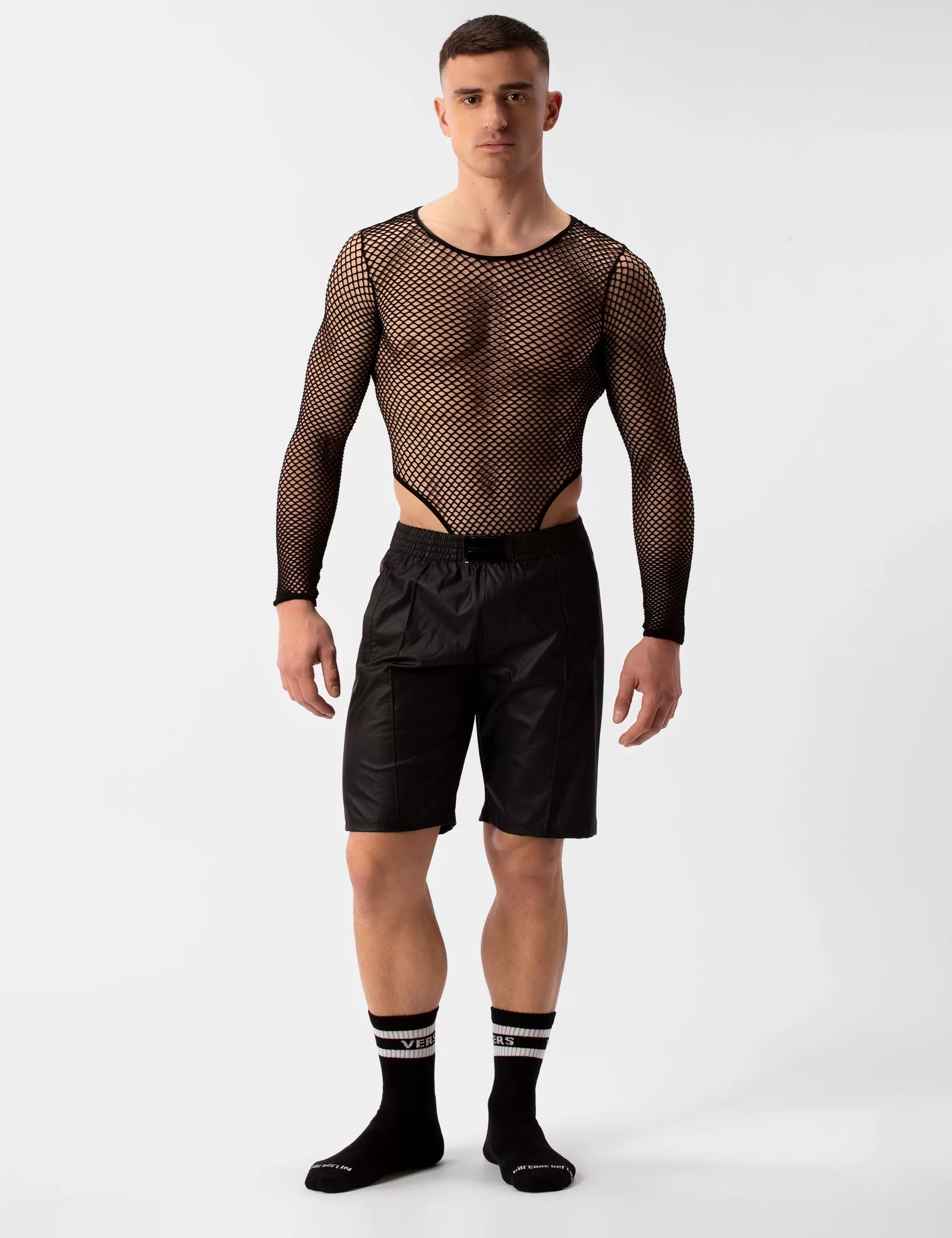Leather Short Polikor - Black