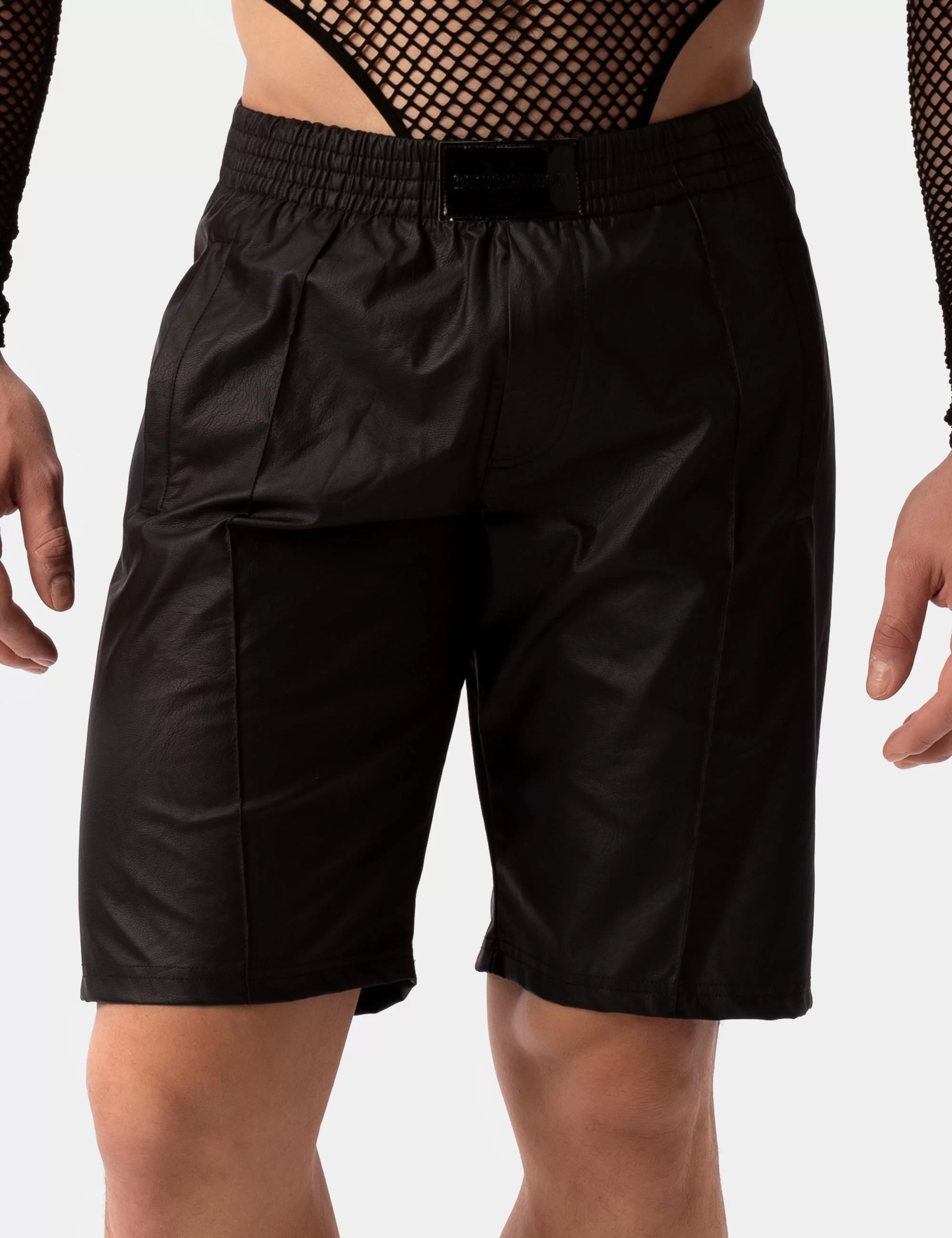 Leather Short Polikor - Black