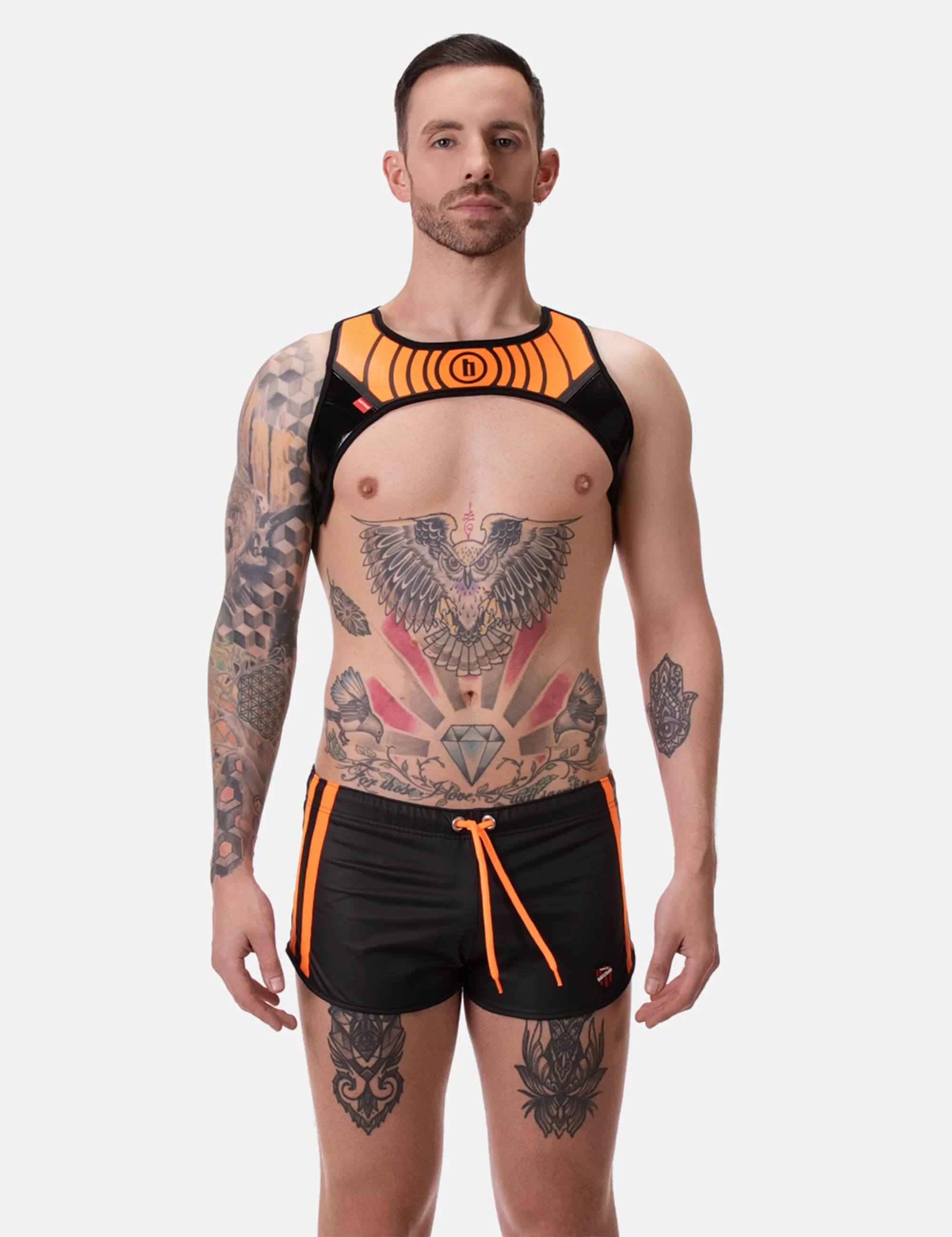Harness EDE - Neonorange-Black