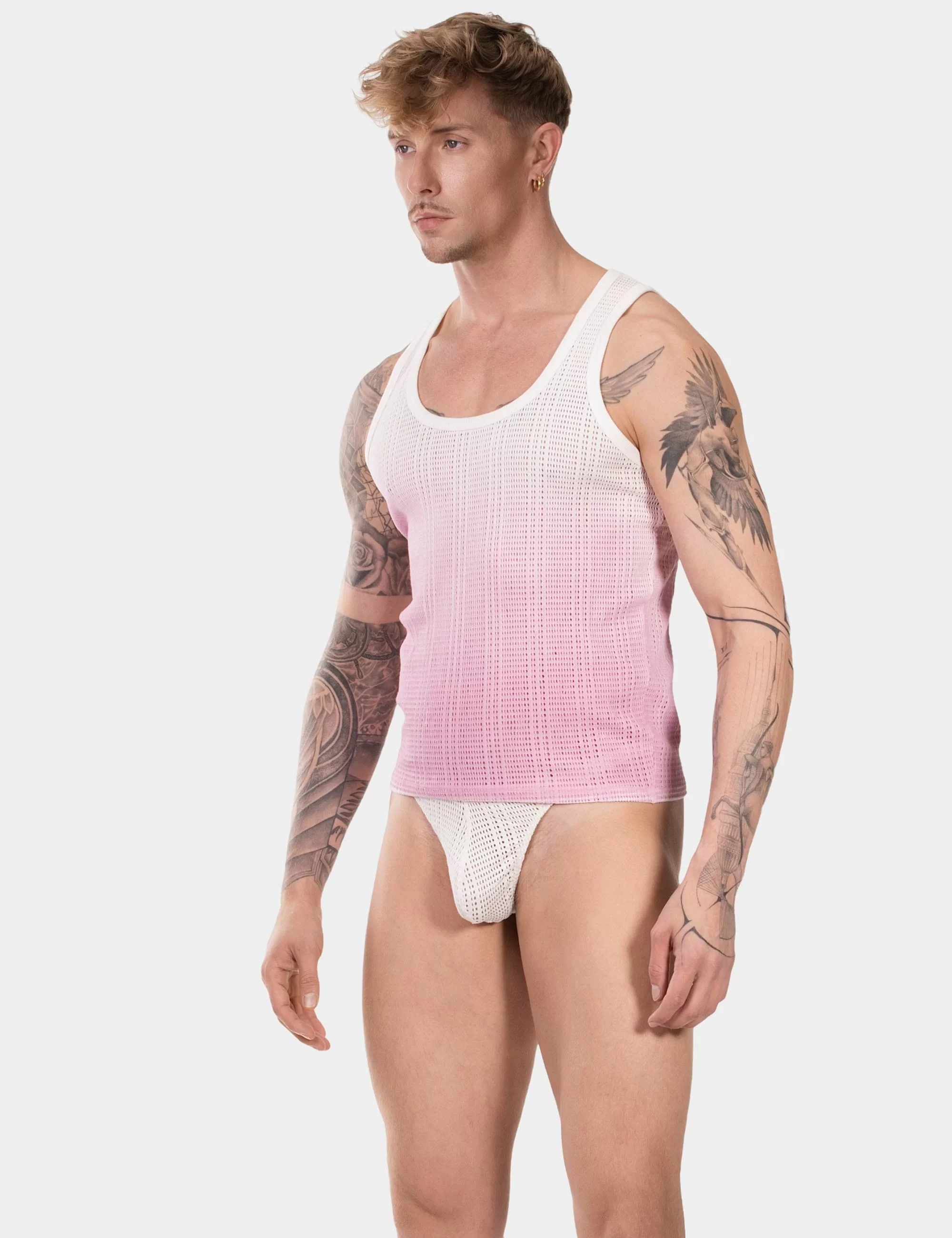 Tank Top Danko - White-Pink