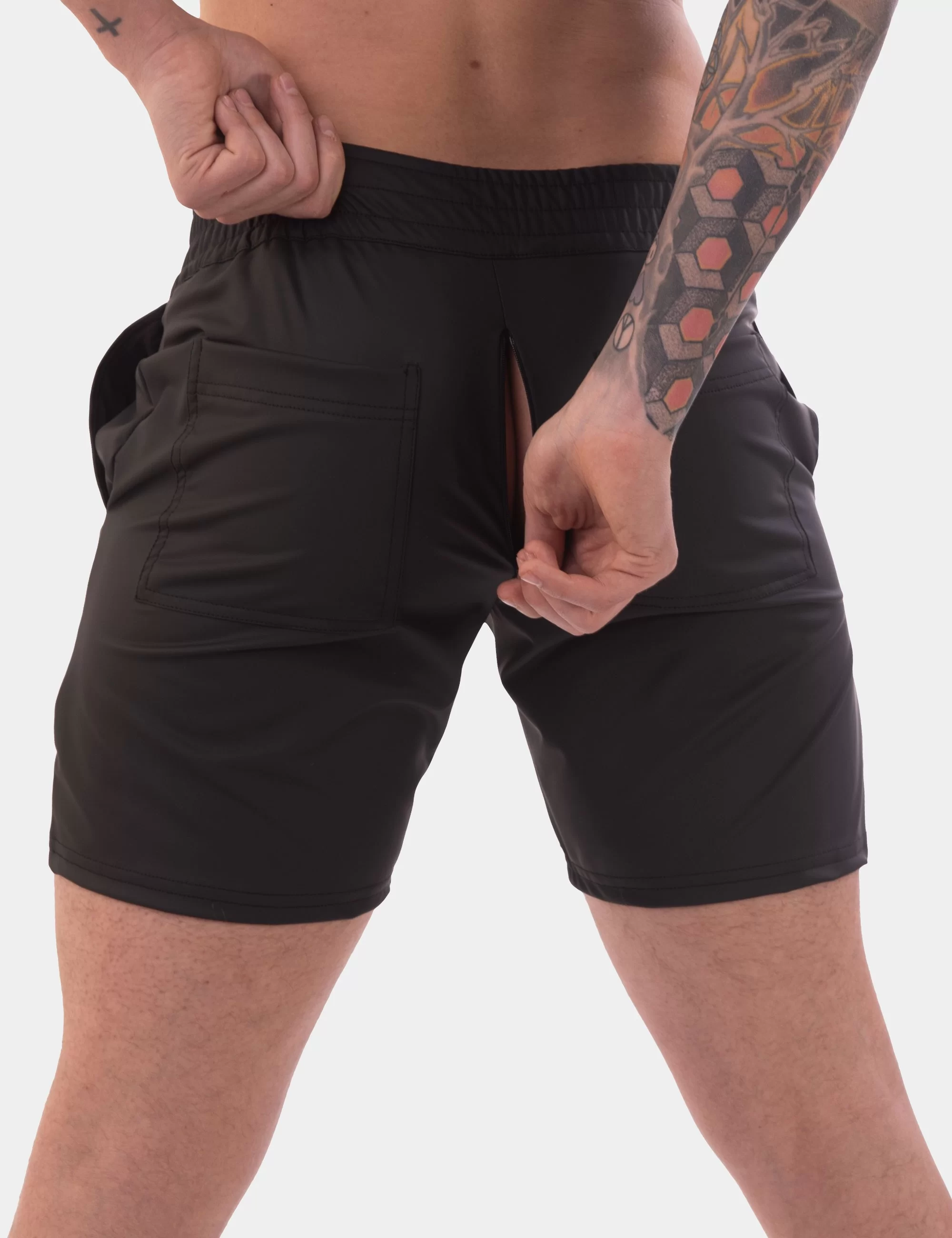 Zipper Short Doraf - Black
