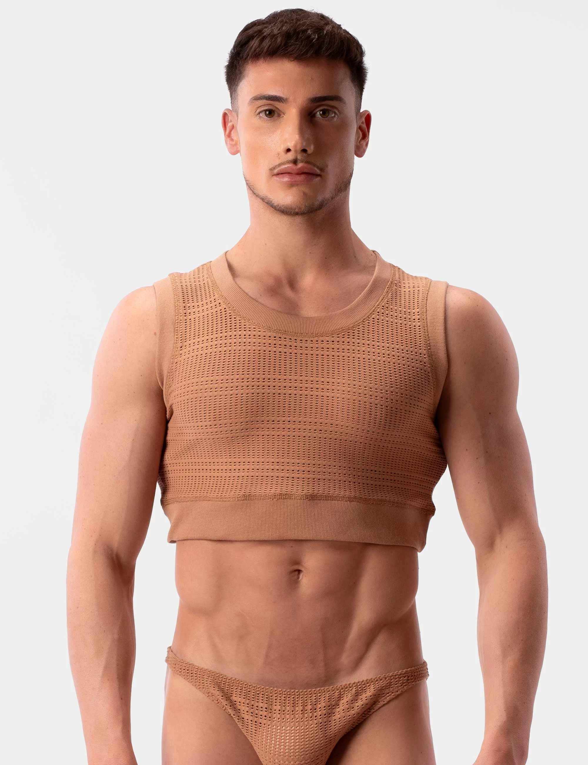 Crop Top Luz - Brown