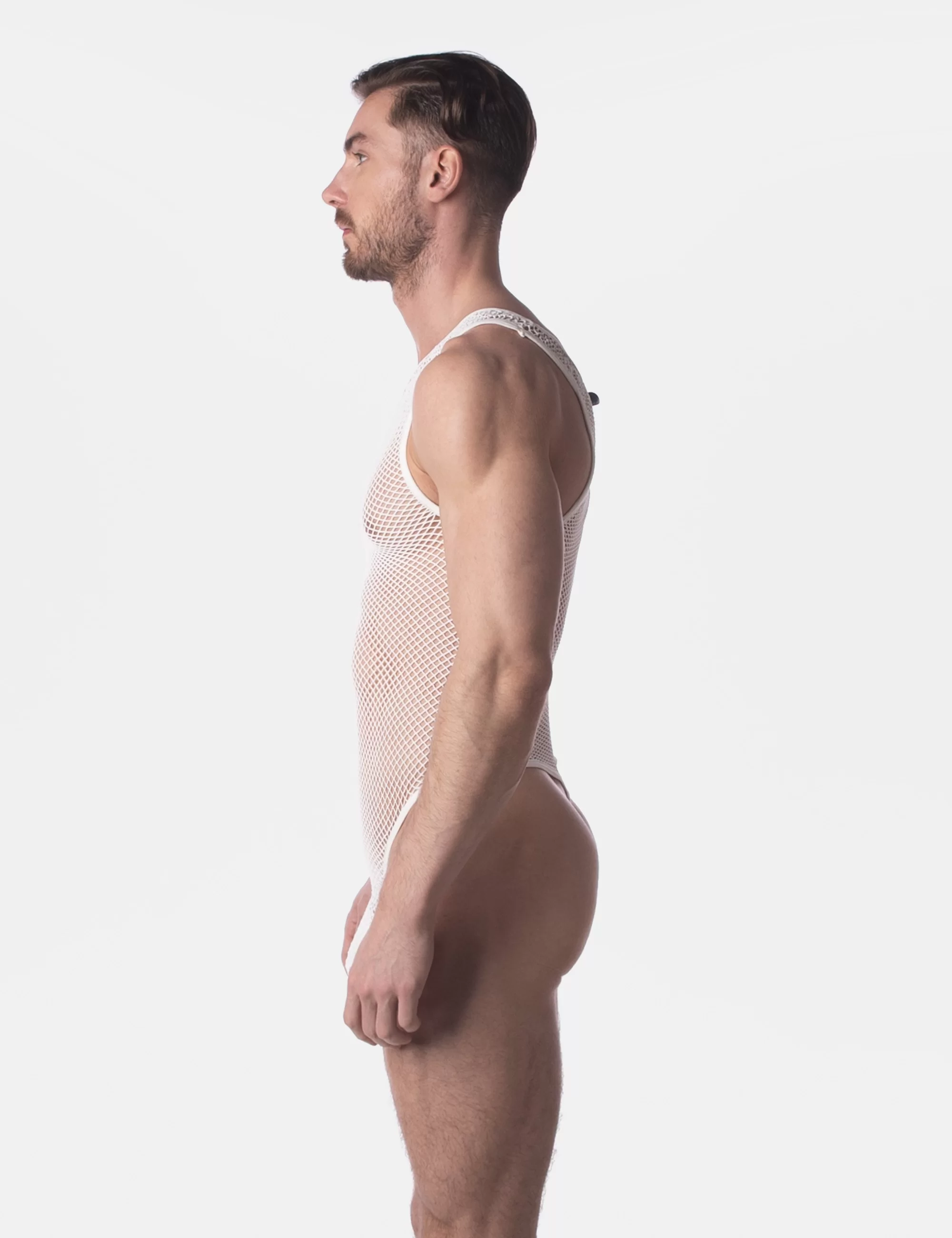 Fishnet Body Roma - White