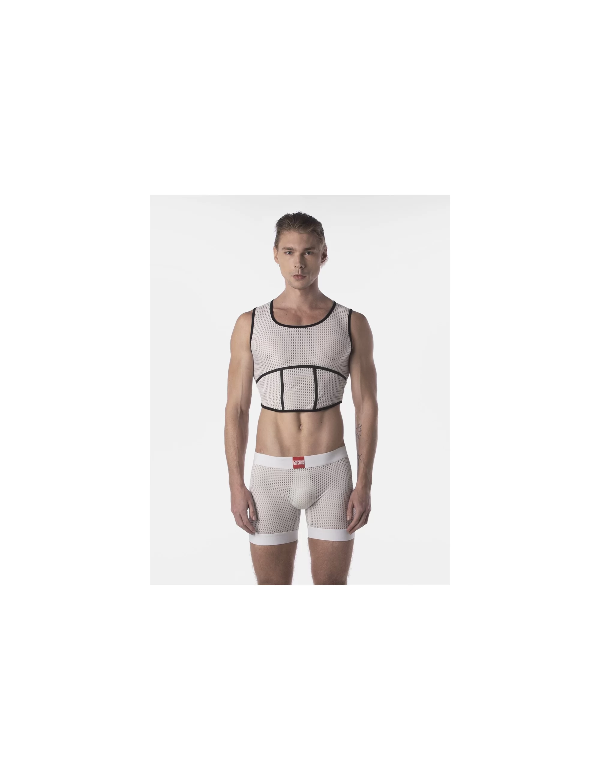 Mesh Short Rupo - White