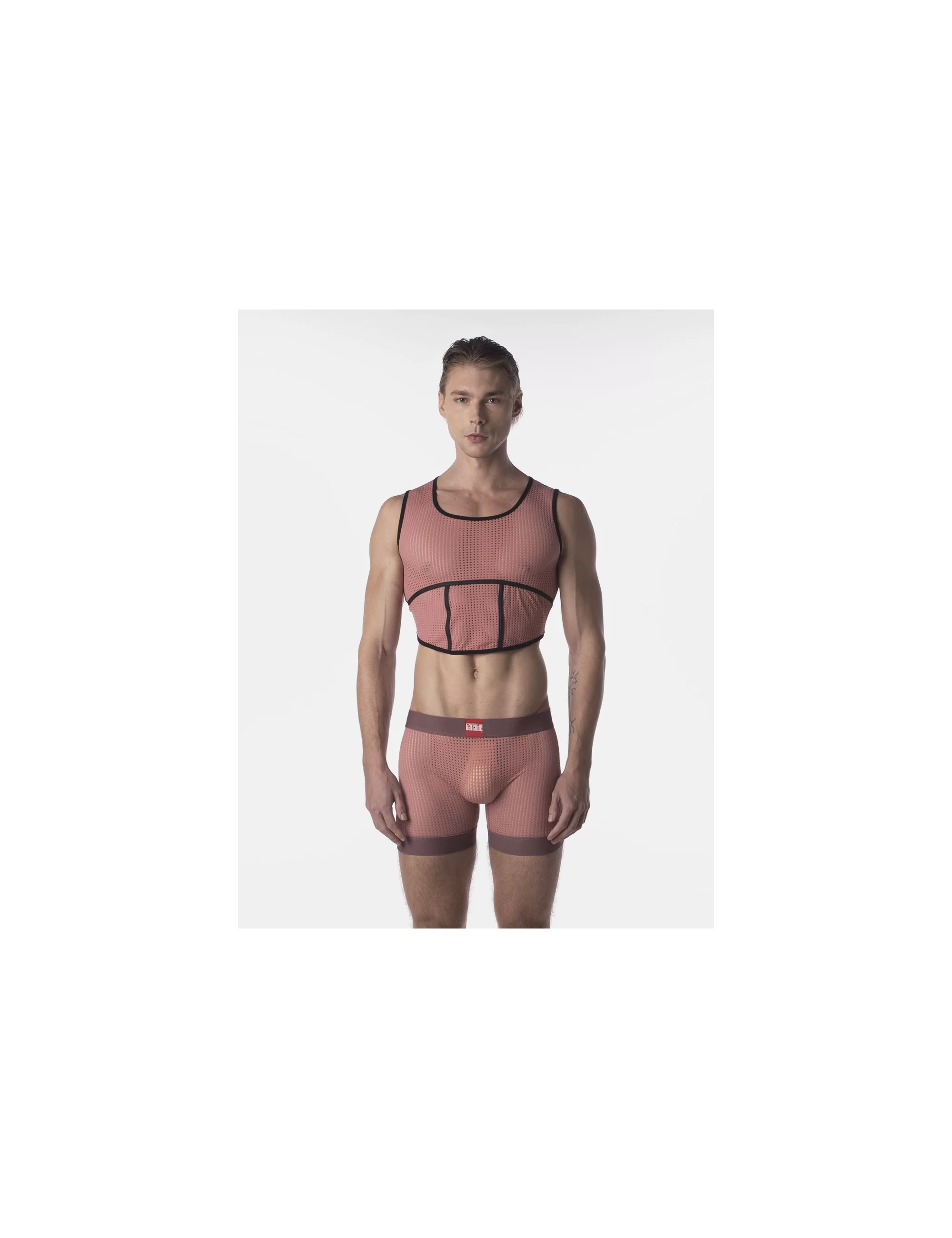 Mesh Short Rupo - Brownishpurple