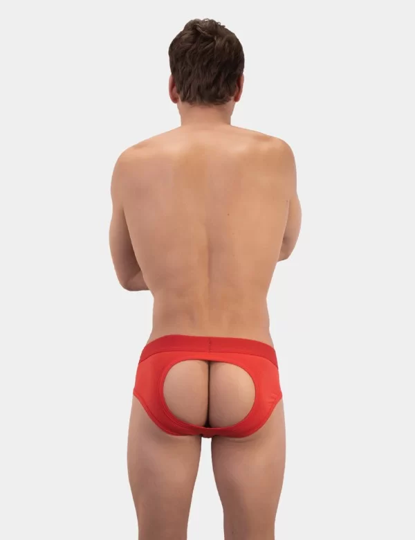 Basic Backless Brief Helios - Red