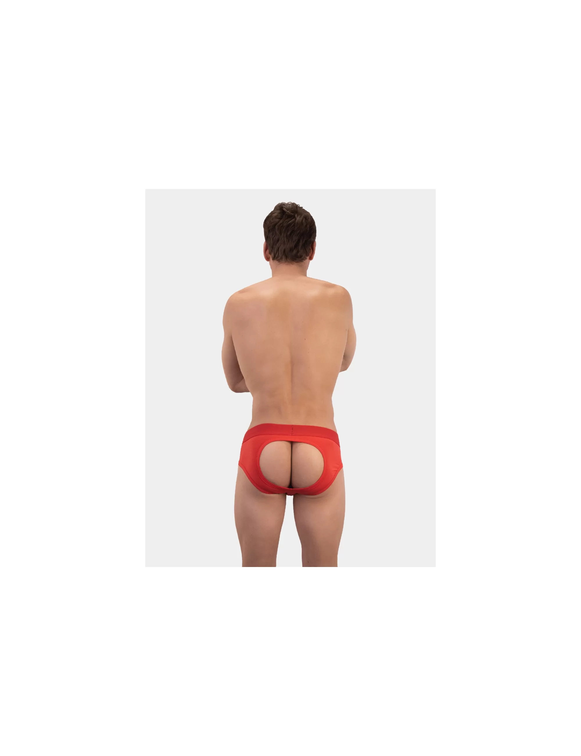 Basic Backless Brief Helios - Red