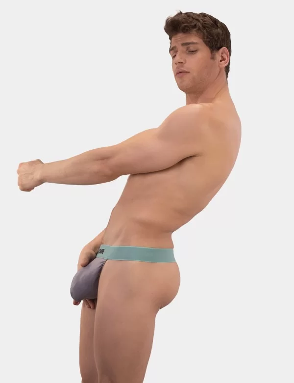 Basic Suspender Eros - Grey-Mint