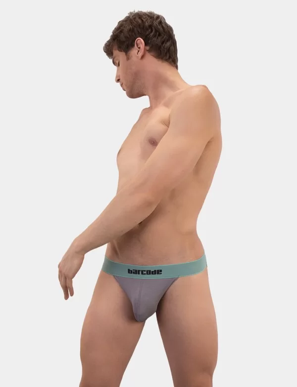 Basic Half Brief Giles - Grey-Mint