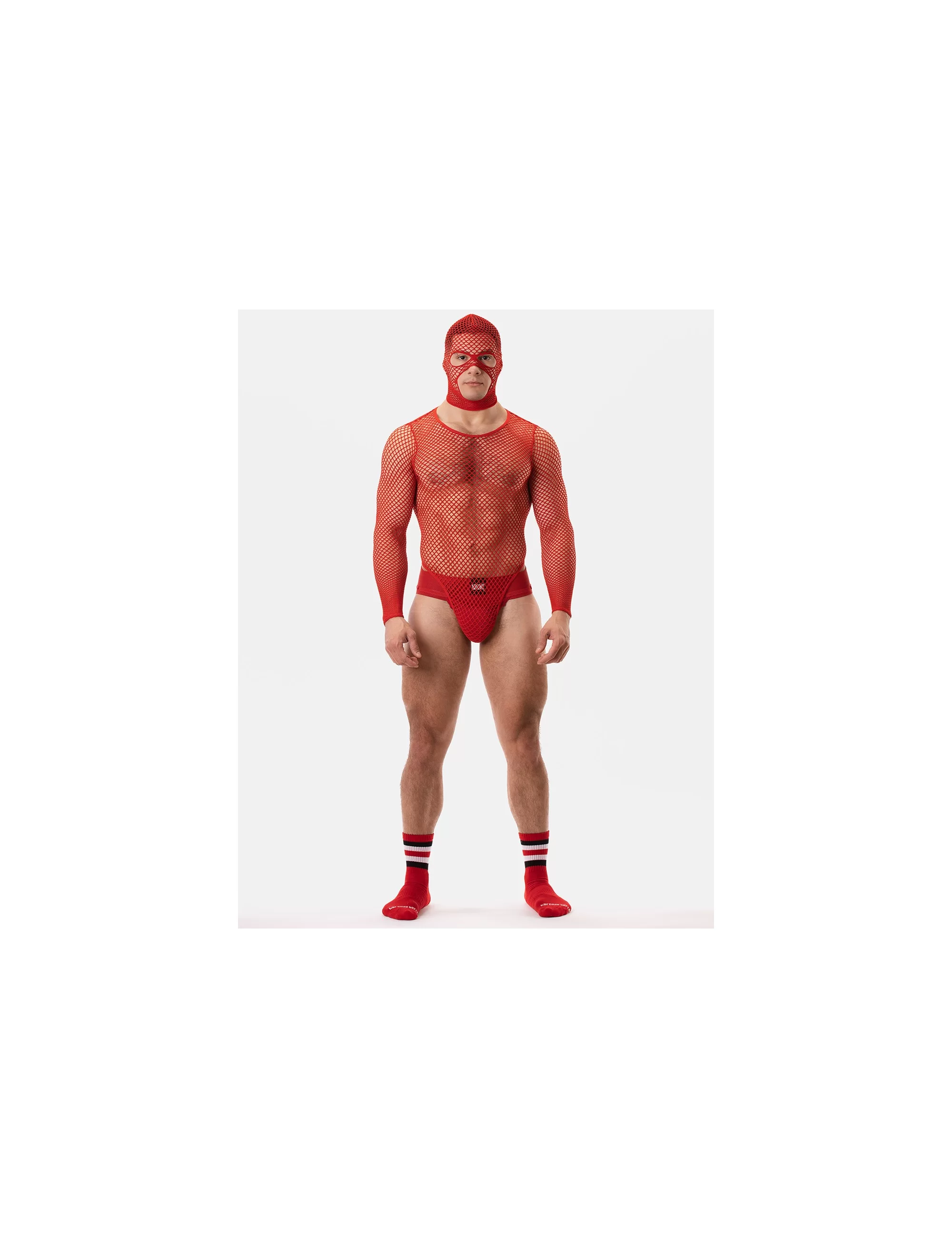 Fishnet Mask Sicily - Red